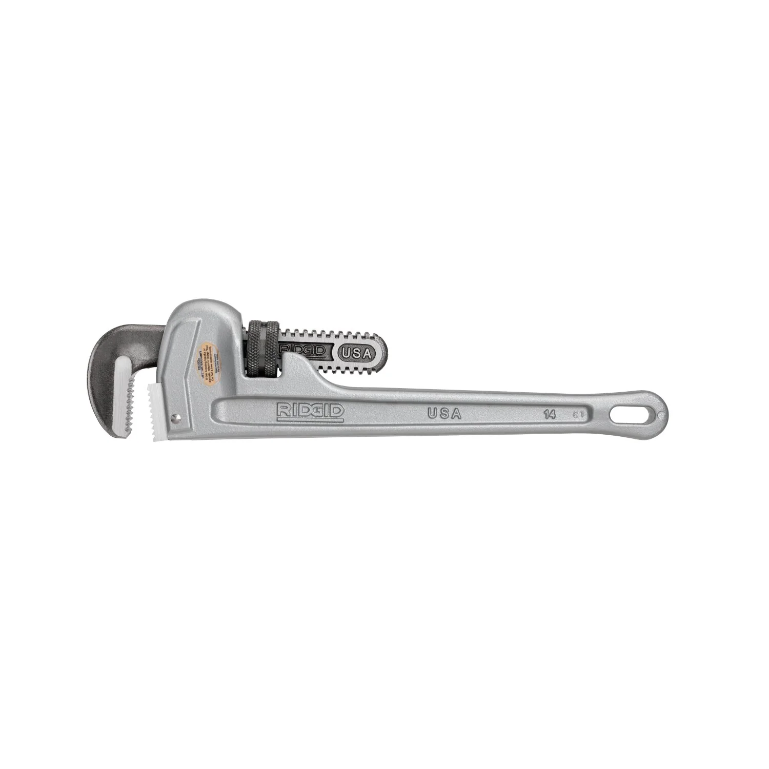 Ridgid 31095 14" Aluminum Straight Pipe Wrench - Image 3