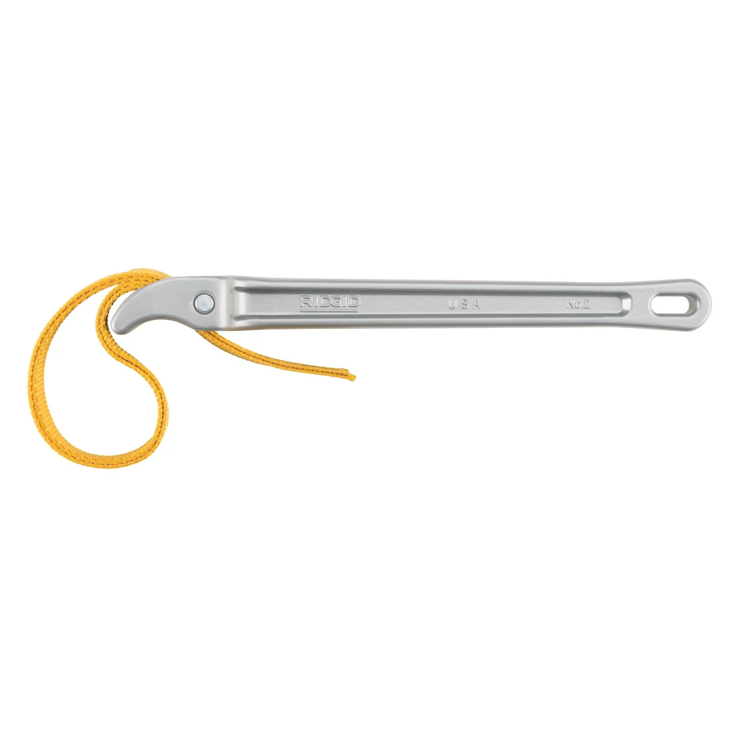 Ridgid 31355 11 ¾” Aluminum Strap Wrench for Plastic with 17” x 1-1/16” Strap - Image 3