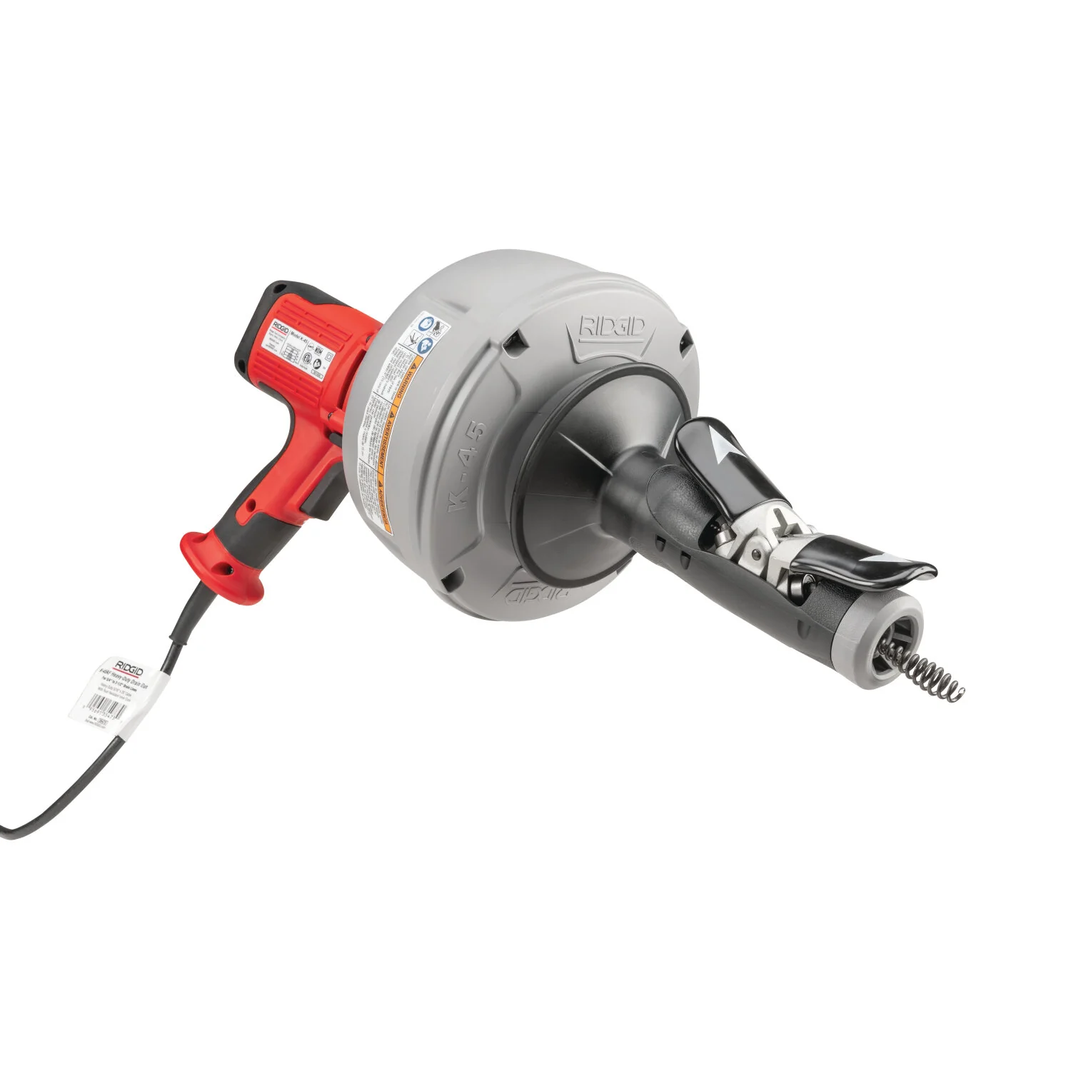 Ridgid 36003 K-45AF Machine with: - C-1lC, 5/16" x 25' (8 mm x 7.6 m) Inner Core Cable with Inner Drum - C-6, 3/8" x 35' (10 mm x 10.7 m) Cable with Inner Drum - T-250 - Image 16