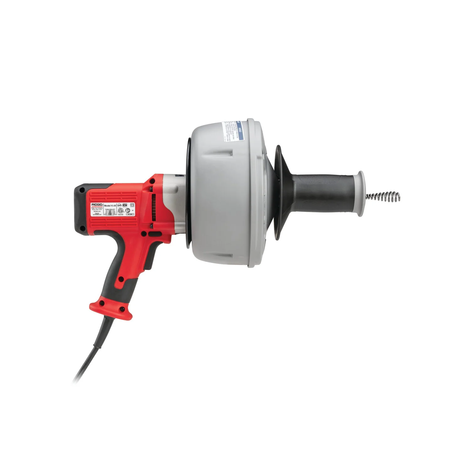 Ridgid 36023 K-45 Machine with: - C-1lC, 5/16" x 25' (8 mm x 7.6 m) Inner Core Cable with Inner Drum - C-6, 3/8" x 35' (10 mm x 10.7 m) Cable with Inner Drum - T-250 - Image 11
