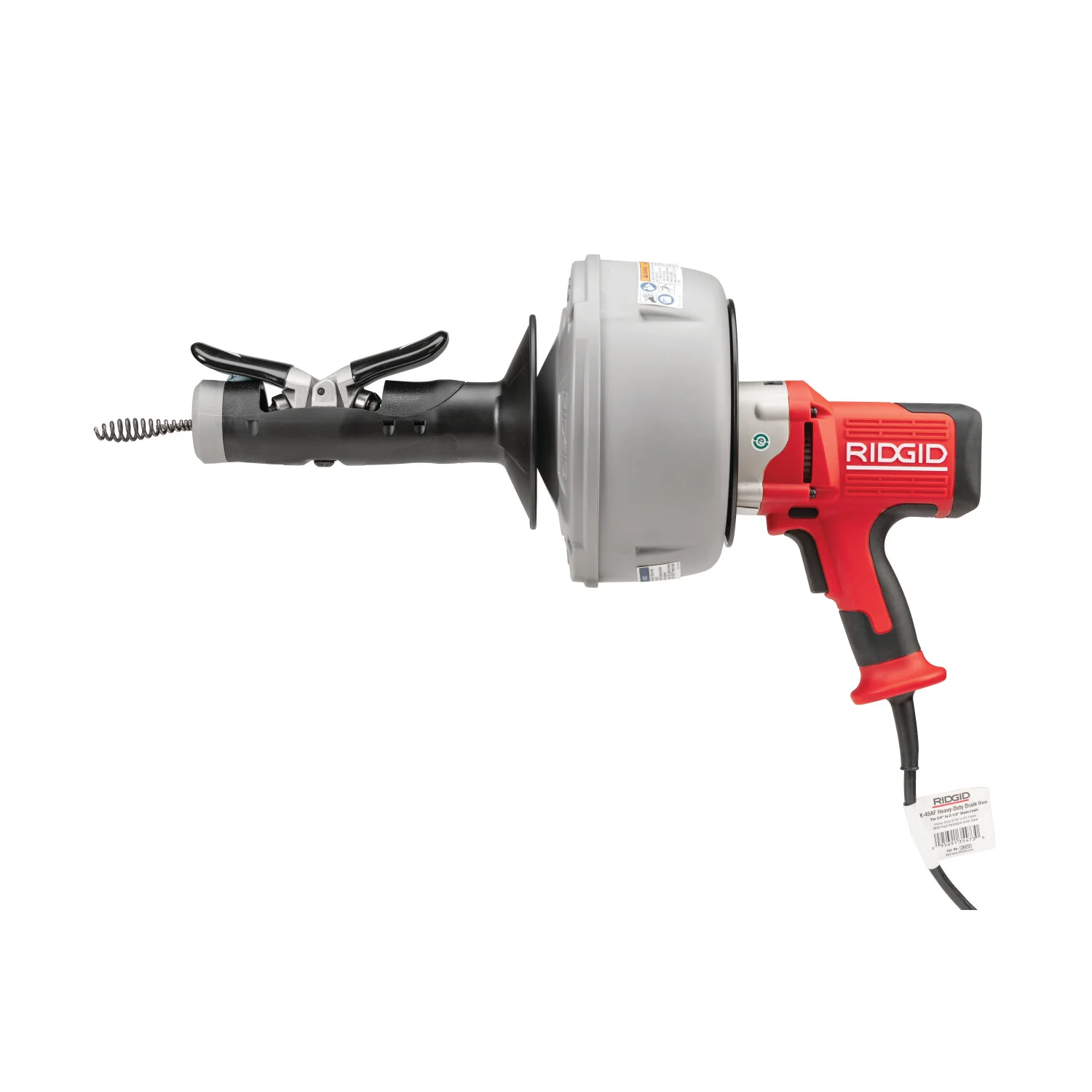 Ridgid 36023 K-45 Machine with: - C-1lC, 5/16" x 25' (8 mm x 7.6 m) Inner Core Cable with Inner Drum - C-6, 3/8" x 35' (10 mm x 10.7 m) Cable with Inner Drum - T-250 - Image 2