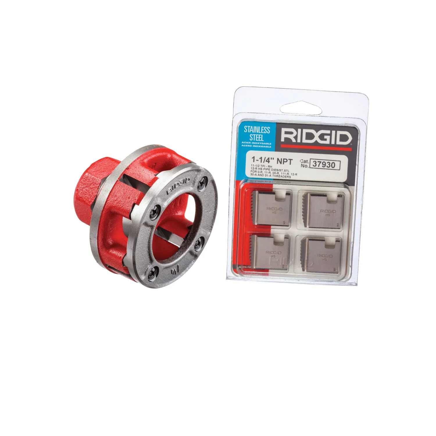 Ridgid 37160R 1 1/4" High-Speed for Stainless Steel Die Head - Image 2