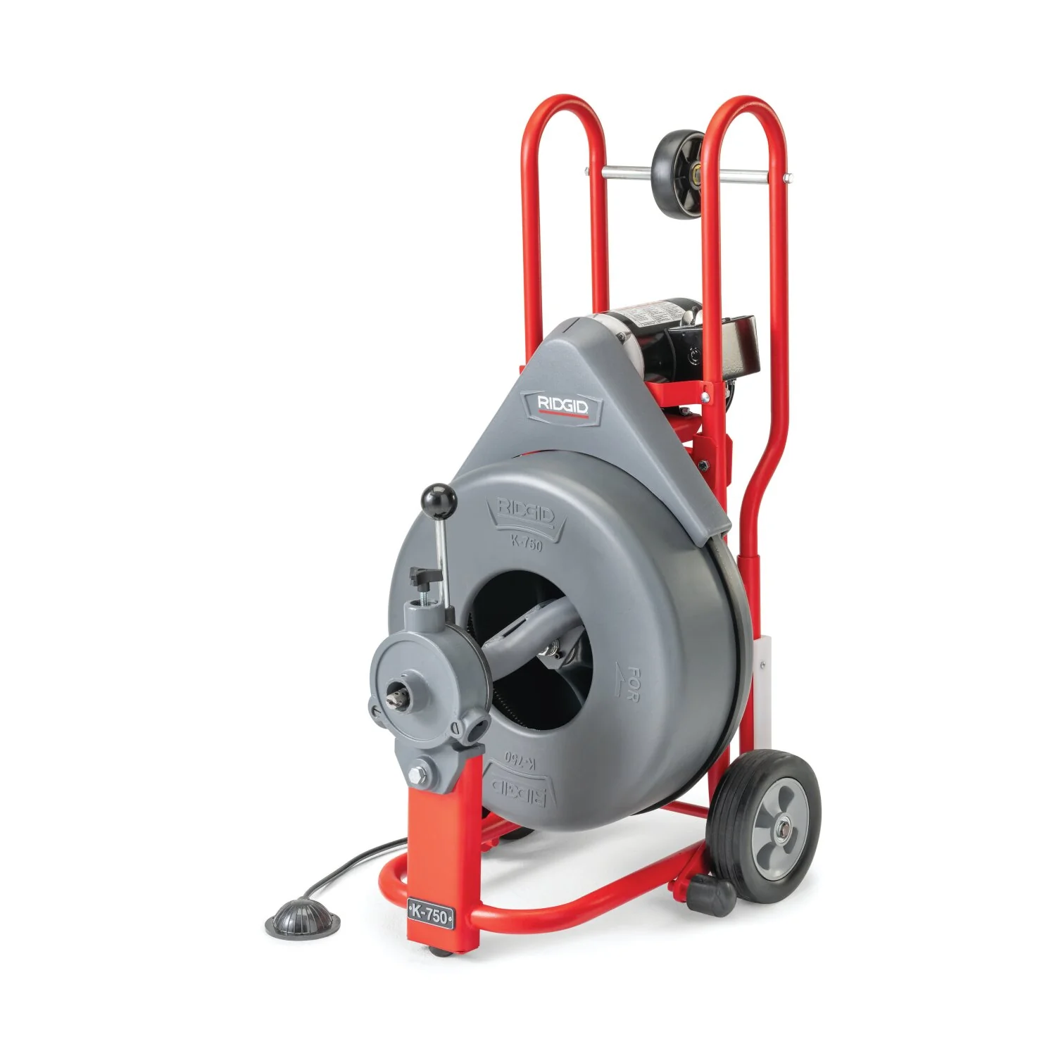 Ridgid 42002 Machine with One Pair of Gloves, AUTOFEED, Standard 3/4" (20 mm) Tool Set, and: C-75, 75' (23 mm) x 3/4" (20 mm) Cable - Image 3