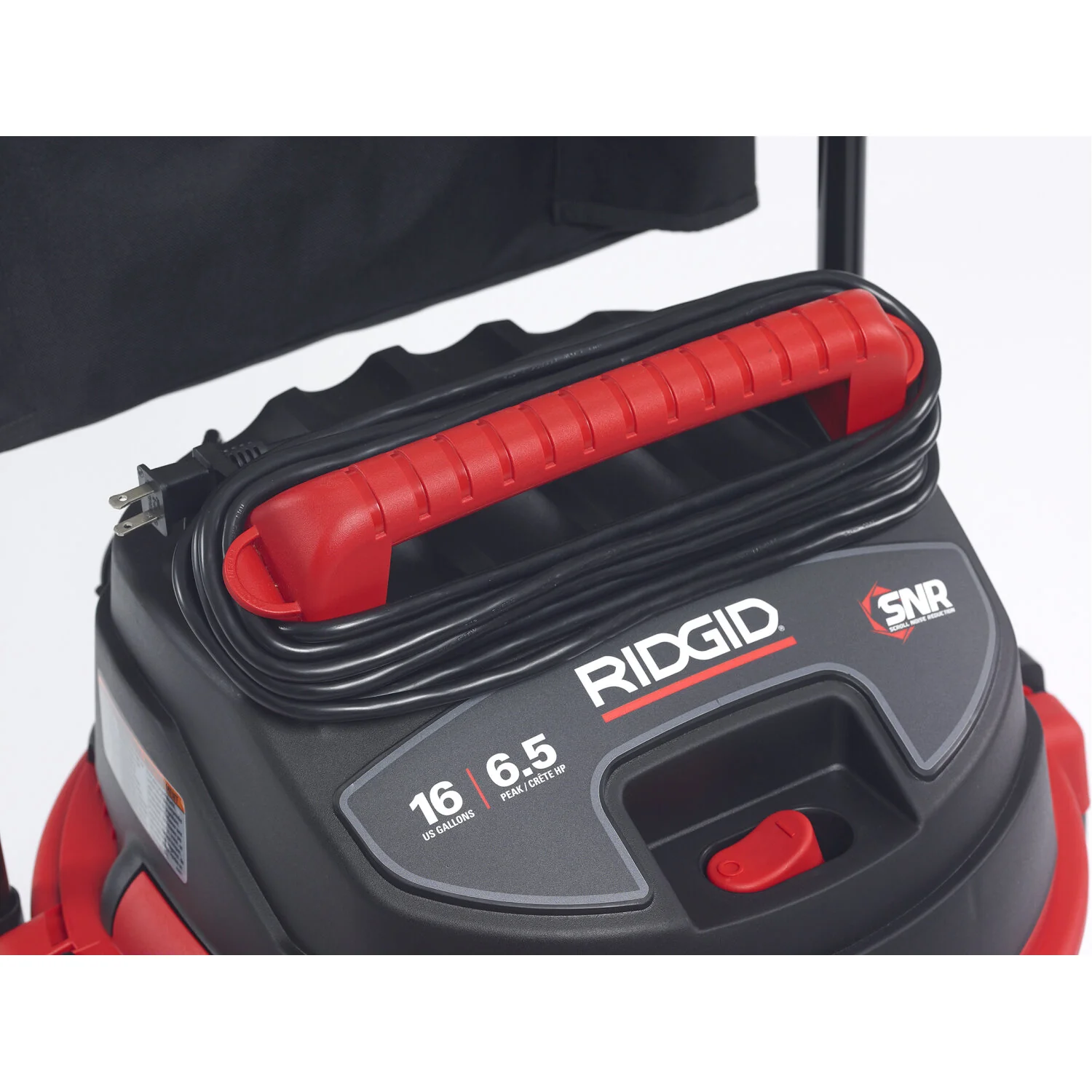 Ridgid 50353 16 Gallon Stainless Steel Wet/Dry Vac with Cart (1610RV) - Image 3