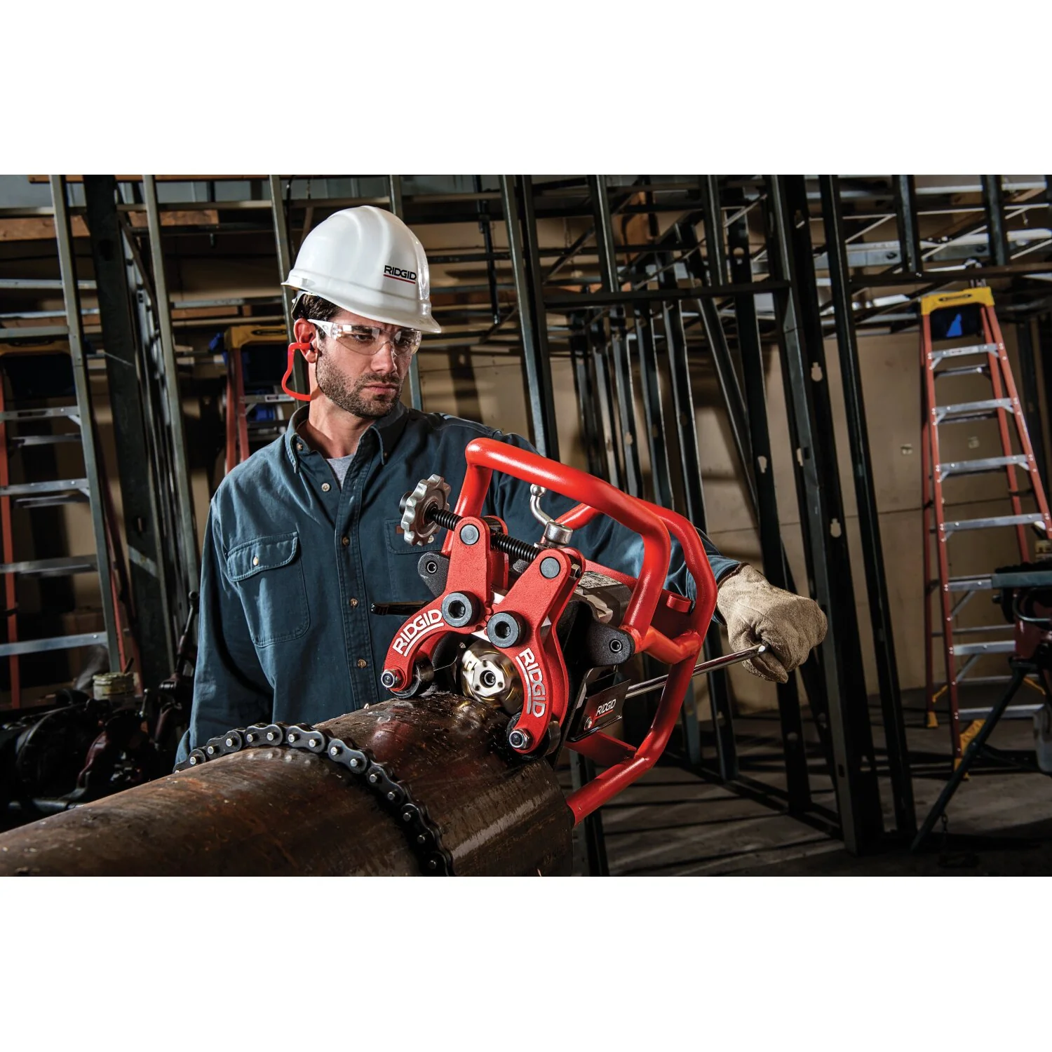 Ridgid 55088 Portable Pipe Beveller w/30° Cutter Head, 120V - Image 9
