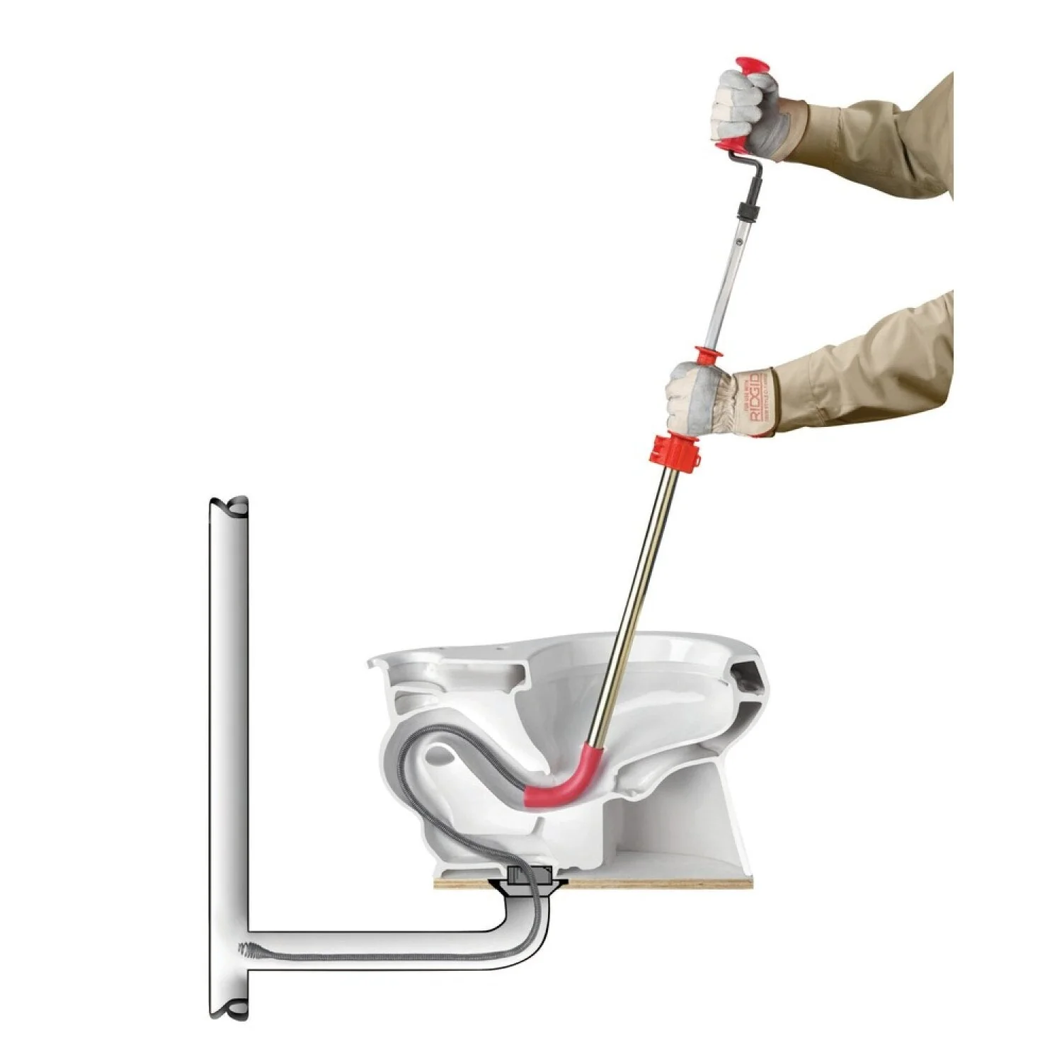 Ridgid 59802 K-6 | 6' Toilet Auger with Drop Head - Image 15