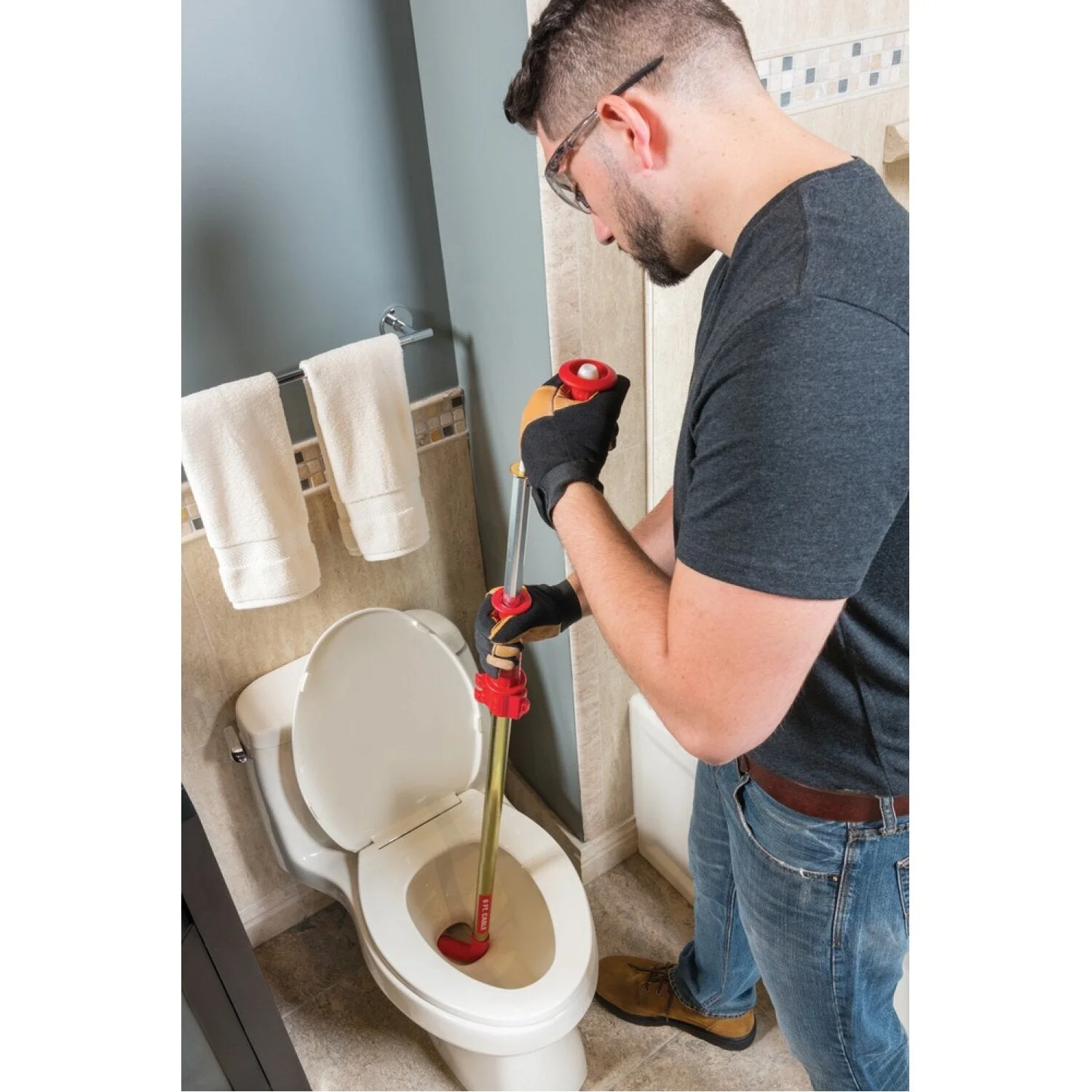 Ridgid 59802 K-6 | 6' Toilet Auger with Drop Head - Image 19