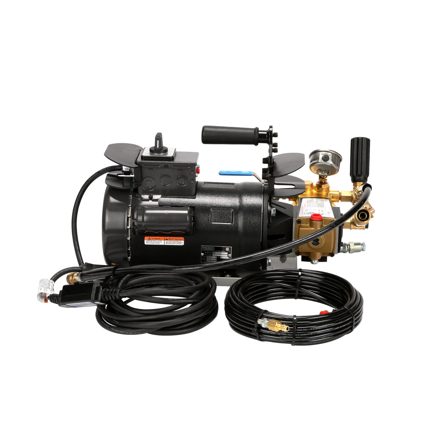 Ridgid 62697 Above With: H-30 Cart, 110' x 1/2" (33.5 m x 6.4 mm) Jet Hose - Image 3