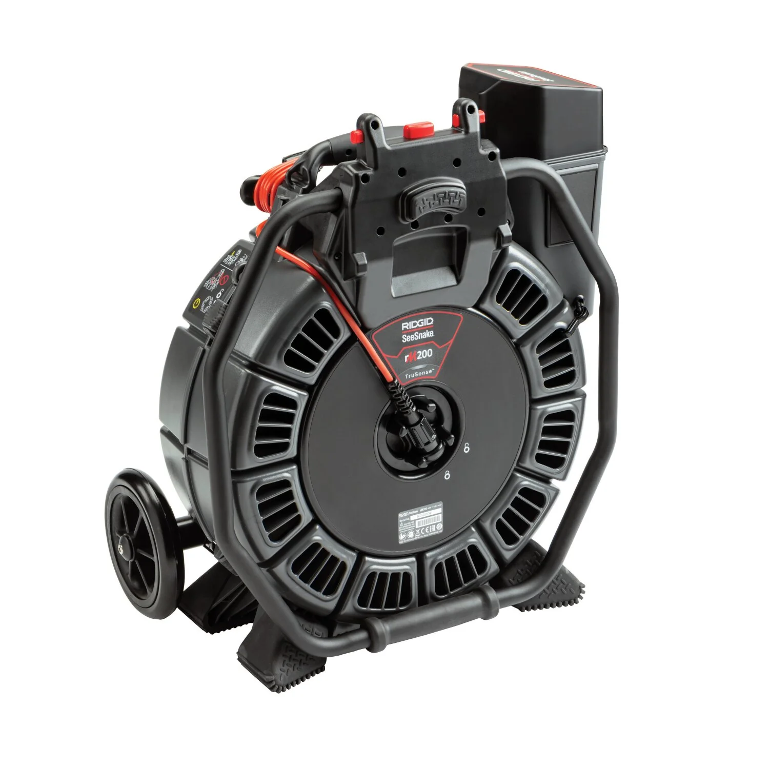 Ridgid 63663 SeeSnake rM200B Reel (165' / 50m) with Self-Leveling Camera powered with TruSense - Image 8