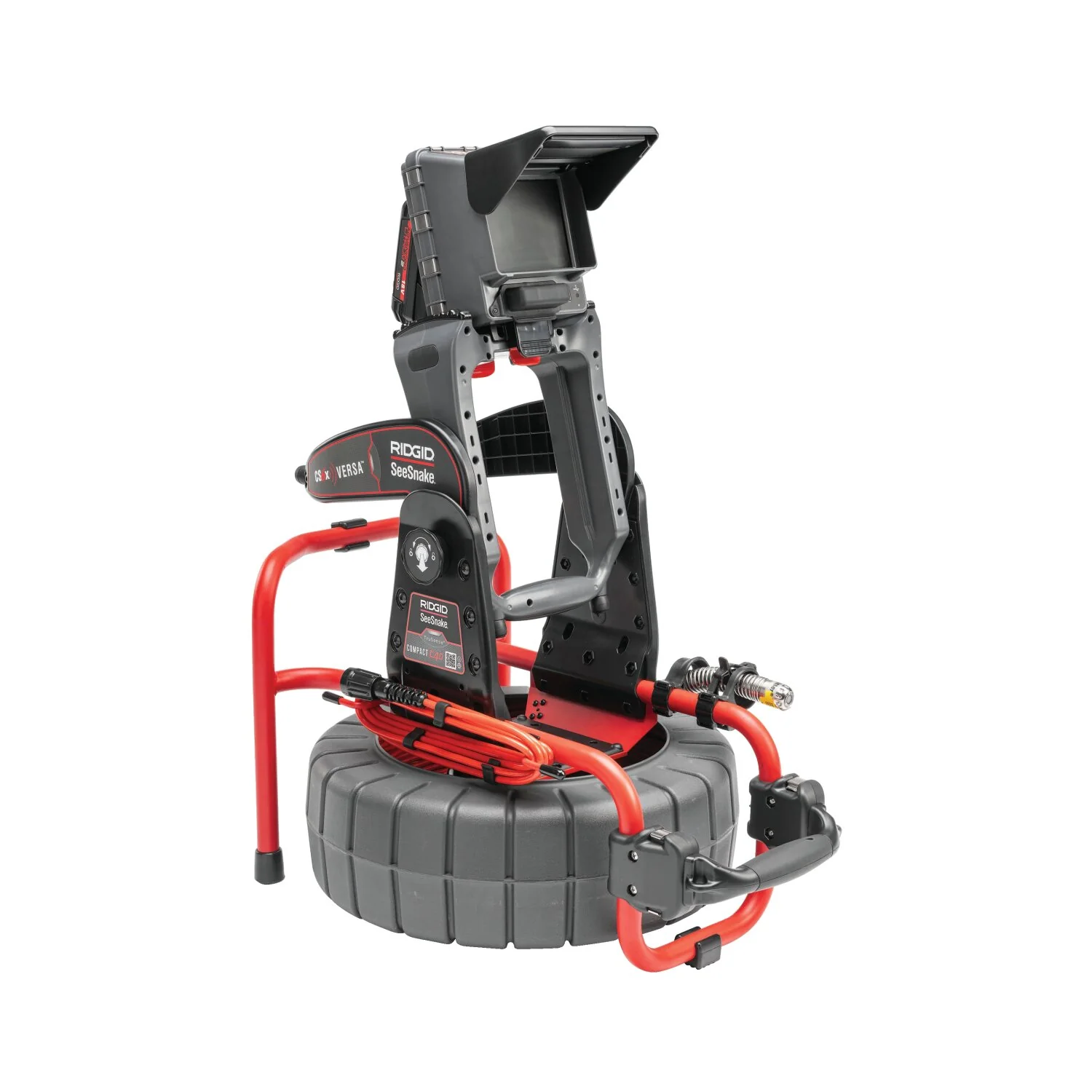 Ridgid 63828 SeeSnake Compact C40 System, includes CS6x VERSA Digital Recording Monitor, 18V Battery and Charger - Image 2
