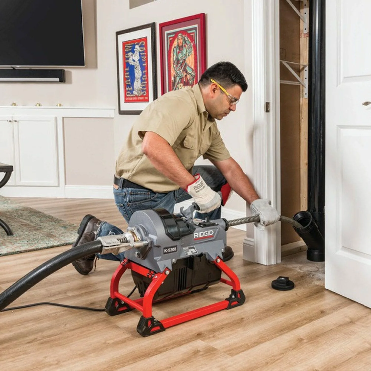Ridgid 64068 Drain Cleaner Machine K-5208 240V - Image 13