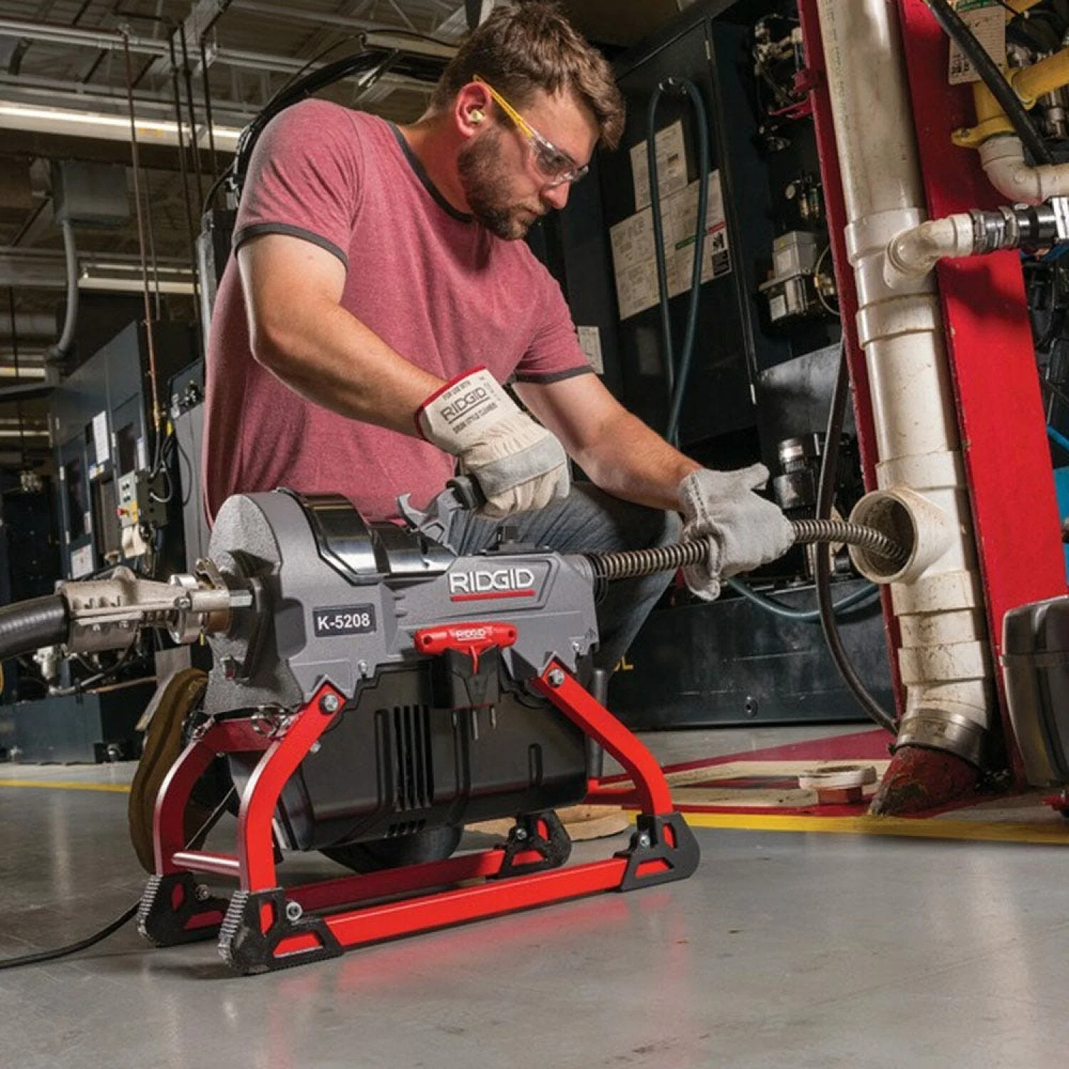 Ridgid 64068 Drain Cleaner Machine K-5208 240V - Image 7