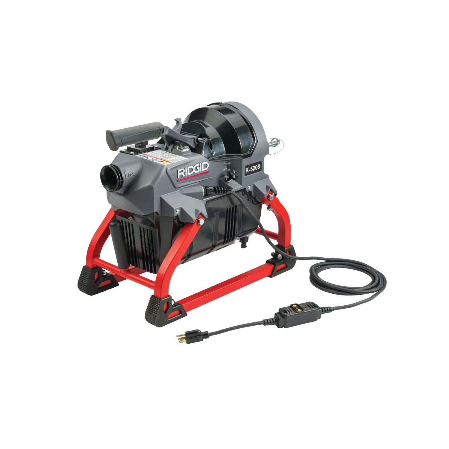 Ridgid 64678 K-5208, 115V 60Hz Machine with guide hose, qty: 4 C-11 cables, sectional cable carrier, toolbox (w/cutters) kit & transport cart - Image 3