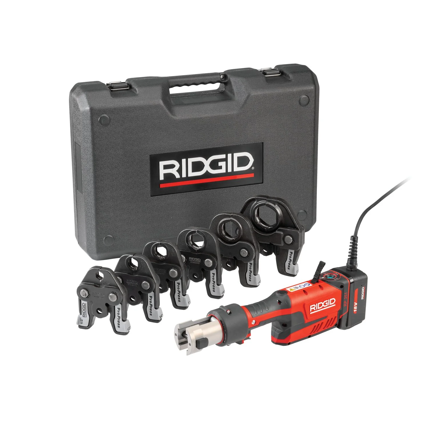 Ridgid 67193 RP 351 Corded Kit W/ ProPress Jaws (1/2" - 2") - Image 2
