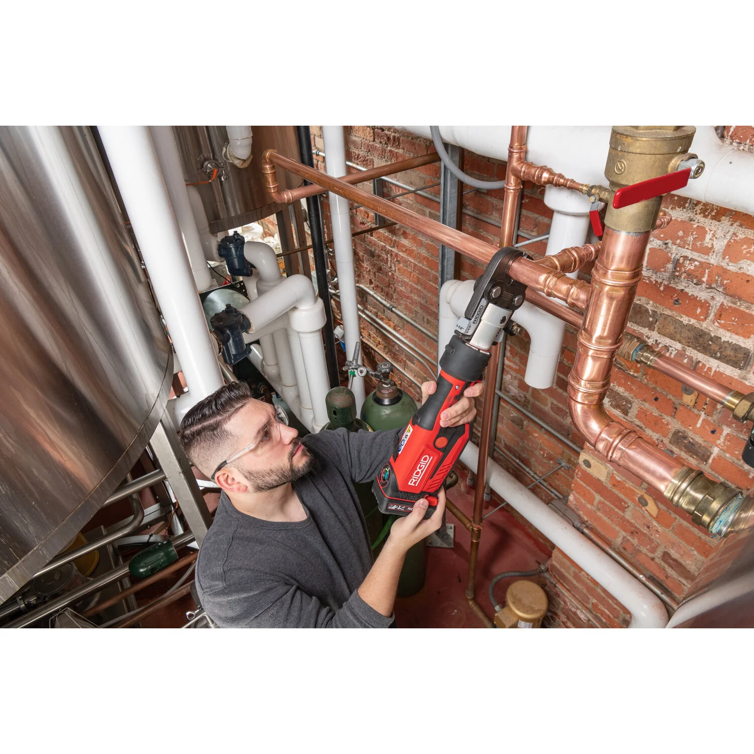 Ridgid 67193 RP 351 Corded Kit W/ ProPress Jaws (1/2" - 2") - Image 6