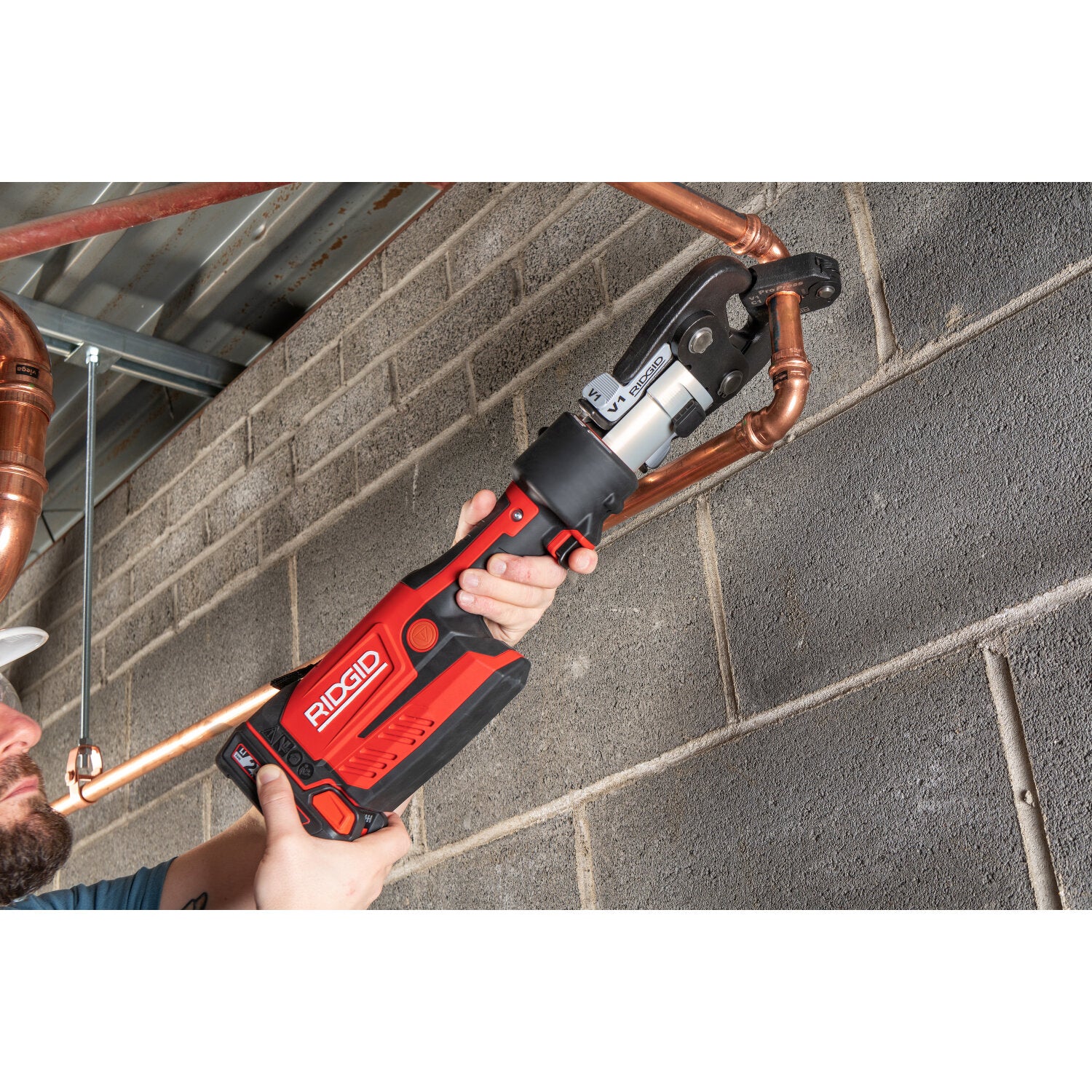 Ridgid 67193 RP 351 Corded Kit W/ ProPress Jaws (1/2" - 2") - Image 8