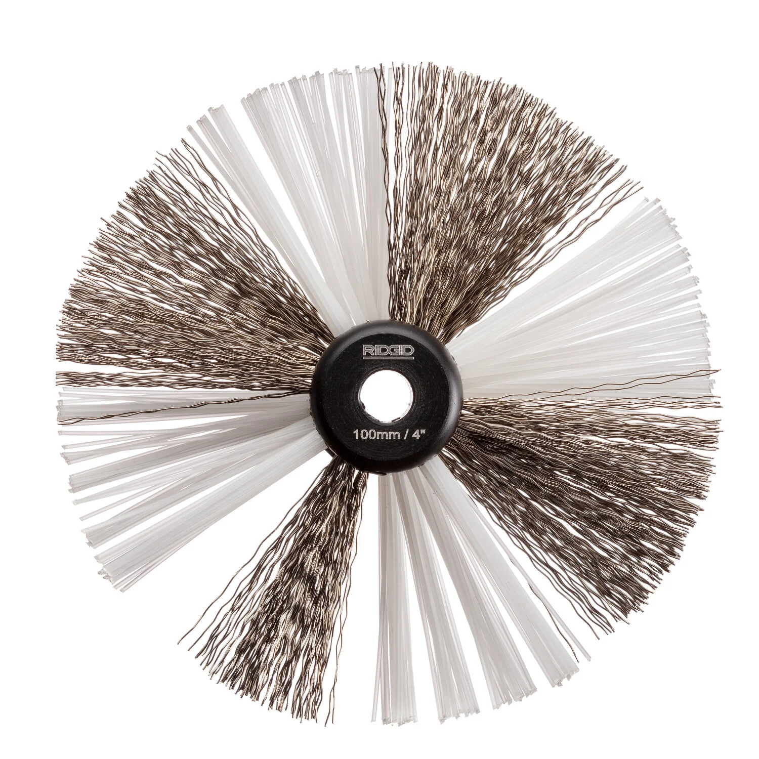 Ridgid 68983 4" (105mm) nylon/steel brush for 5/16" (8mm) cable with nylon and steel strings - Image 3