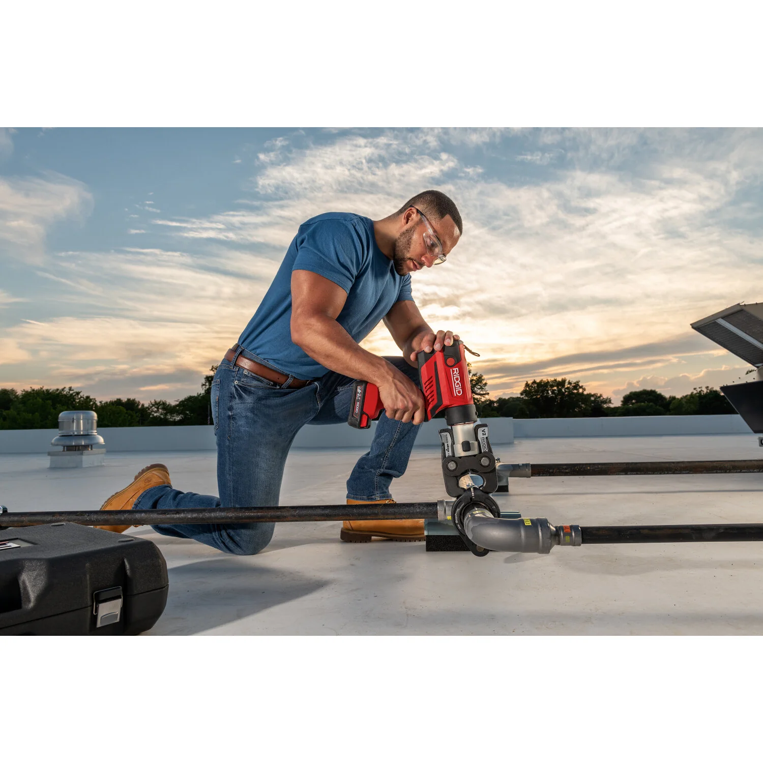 Ridgid 70138 RP 350 Battery Kit W/ MegaPress Jaws (1/2” – 1”) - Image 9