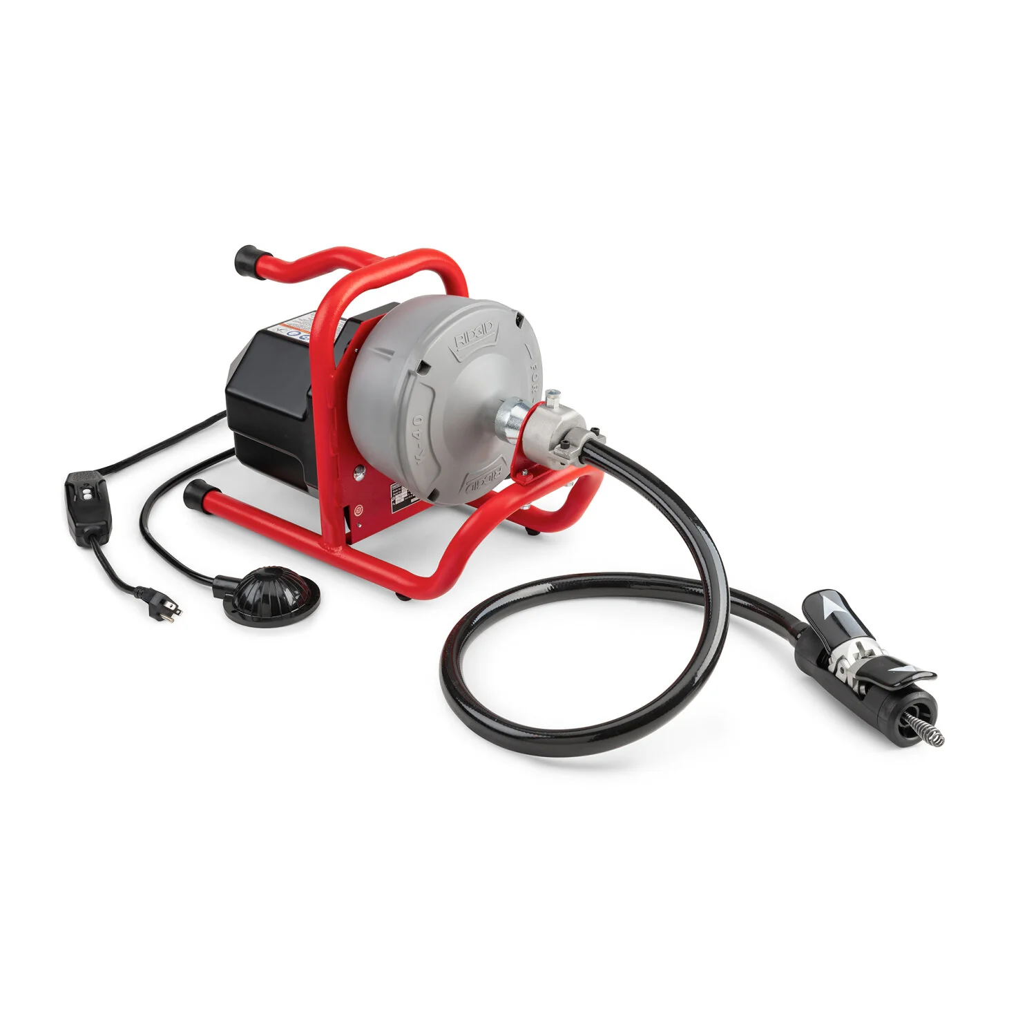 Ridgid 71722 Machine with:  AUTOFEED, Guide Hose, Mounting Bracket, C-13IC SB, 5/16" x 35' (8 mm x 10.7 m) Speed Bump Cable with Inner Drum - Image 6