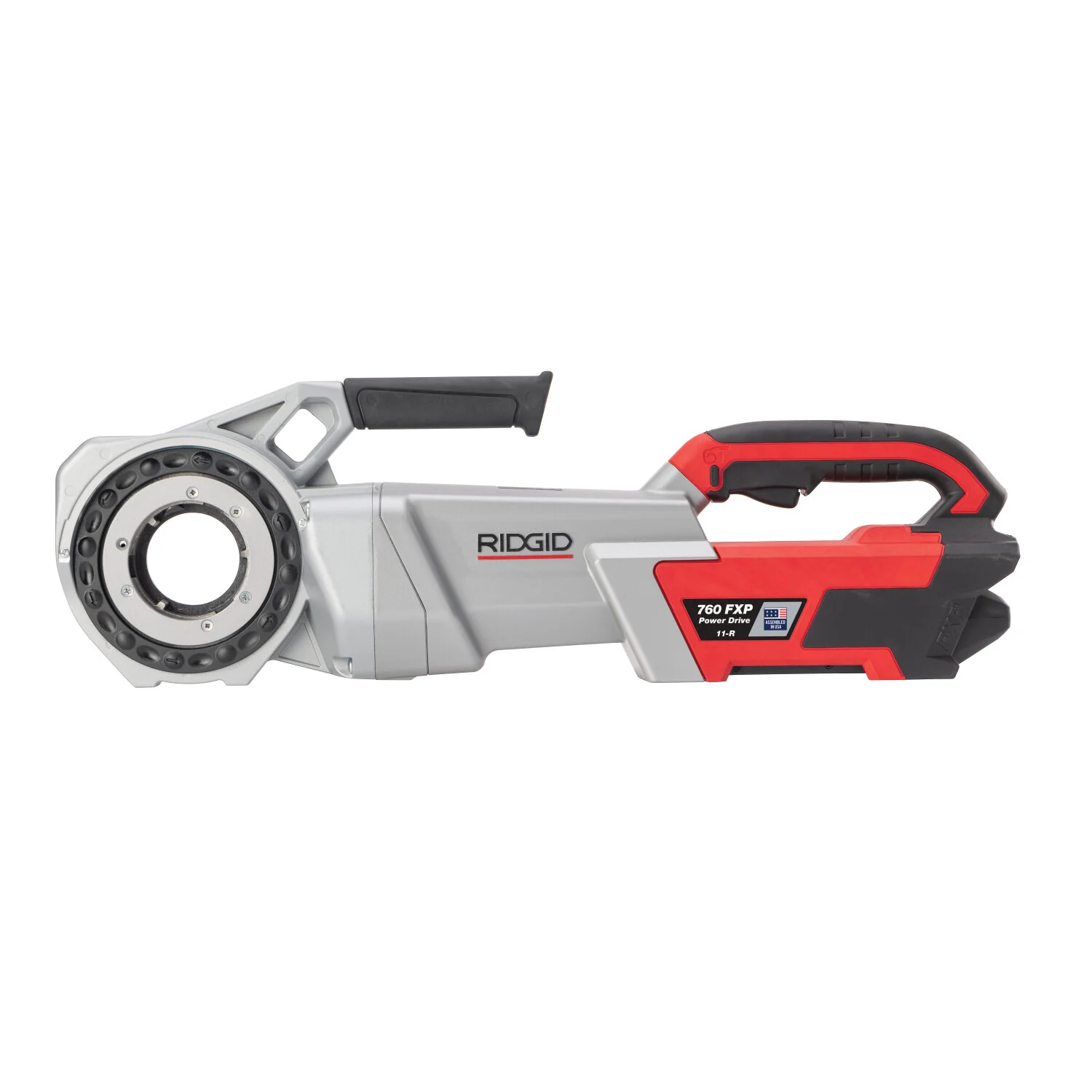 Ridgid 72018 760 FXP Power Drive (11-R), 2x 4Ah FXP Batteries, FXP Charger, Support Arm, Case - Image 2