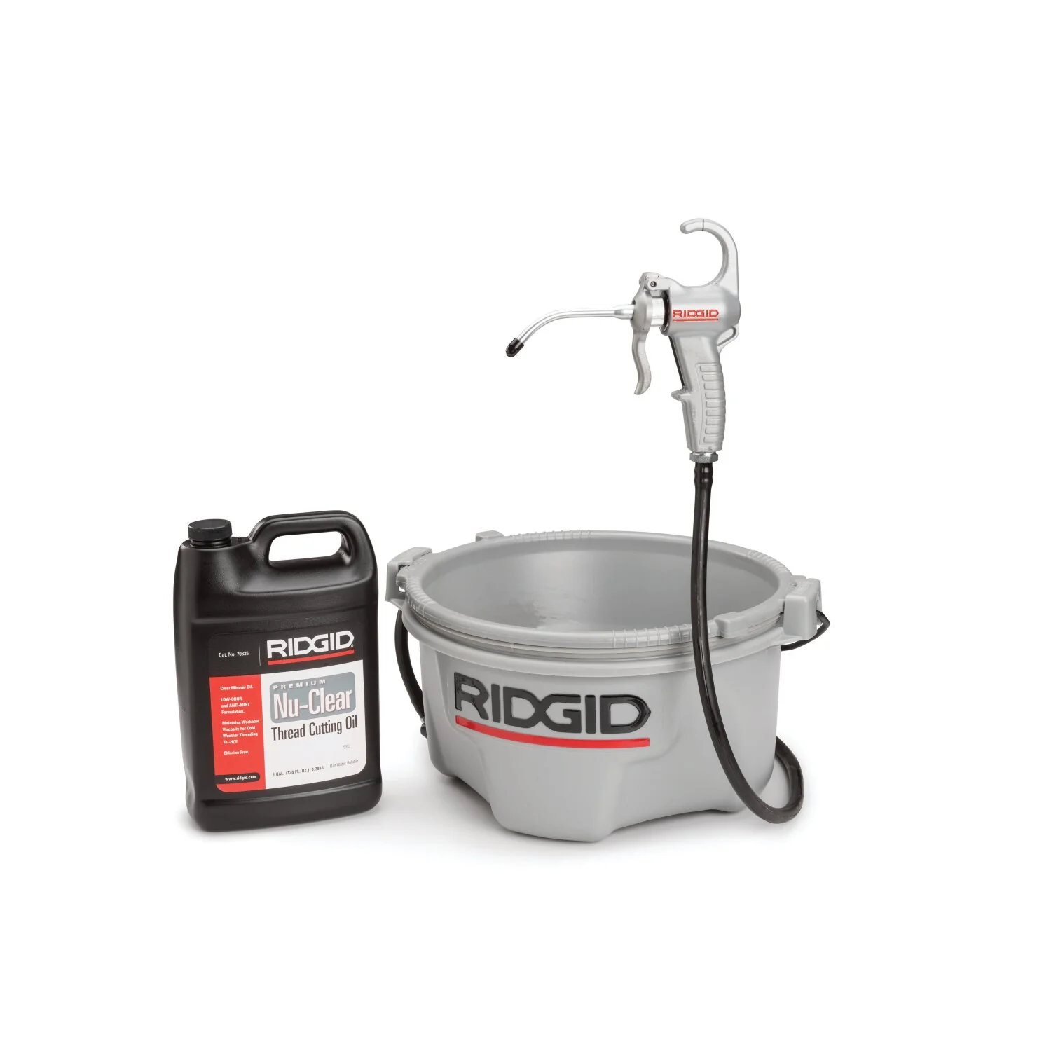 Ridgid 72327 #4 Hand-Operated Oiler with 54" Hose and Fittings - Image 5