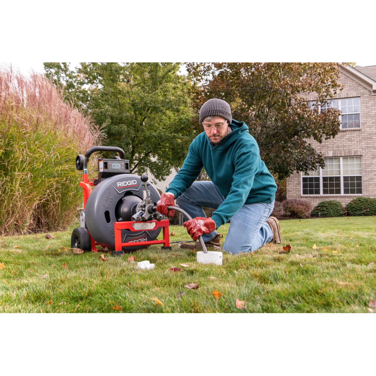 Ridgid 73073 K-4310 FXP 5/8" Drum Machine with FXP Battery-8.0 Ah (Qty-2) & Charger - Image 3