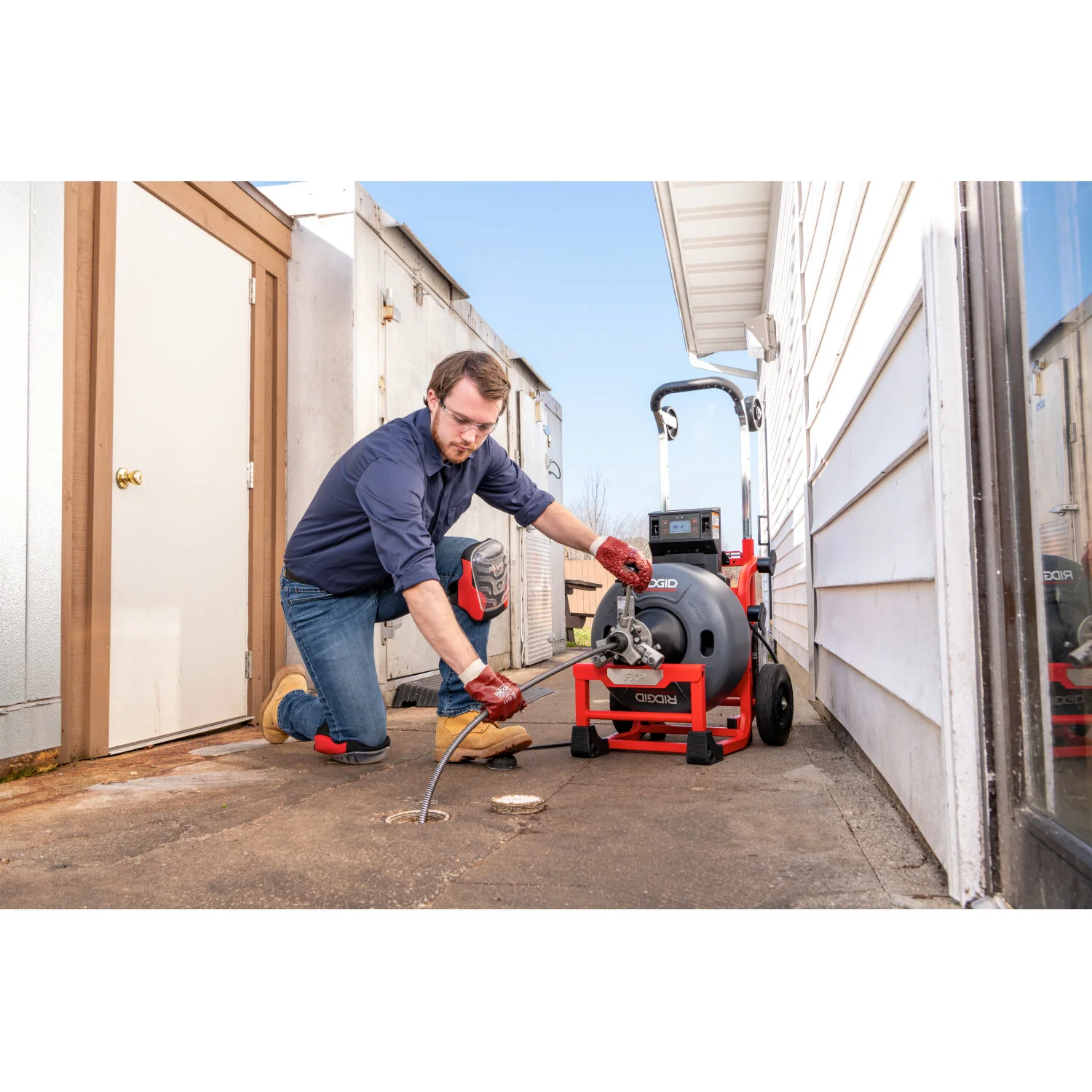 Ridgid 73073 K-4310 FXP 5/8" Drum Machine with FXP Battery-8.0 Ah (Qty-2) & Charger - Image 8