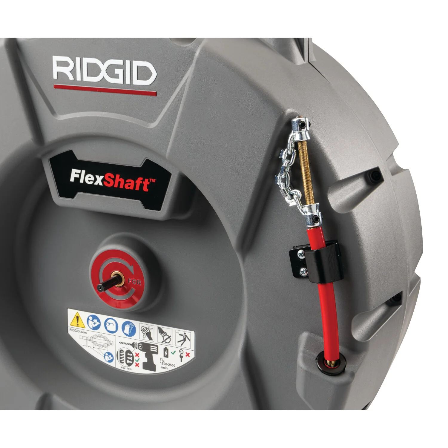 Ridgid 73123 K9-204 2" Flexshaft Single-Chain Knocker, Carbide Tipped - Image 5