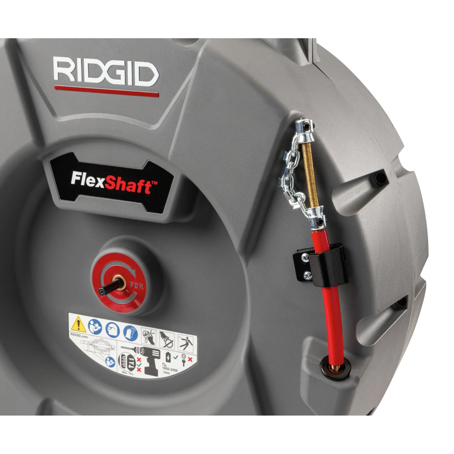 Ridgid 73123 K9-204 2" Flexshaft Single-Chain Knocker, Carbide Tipped - Image 6