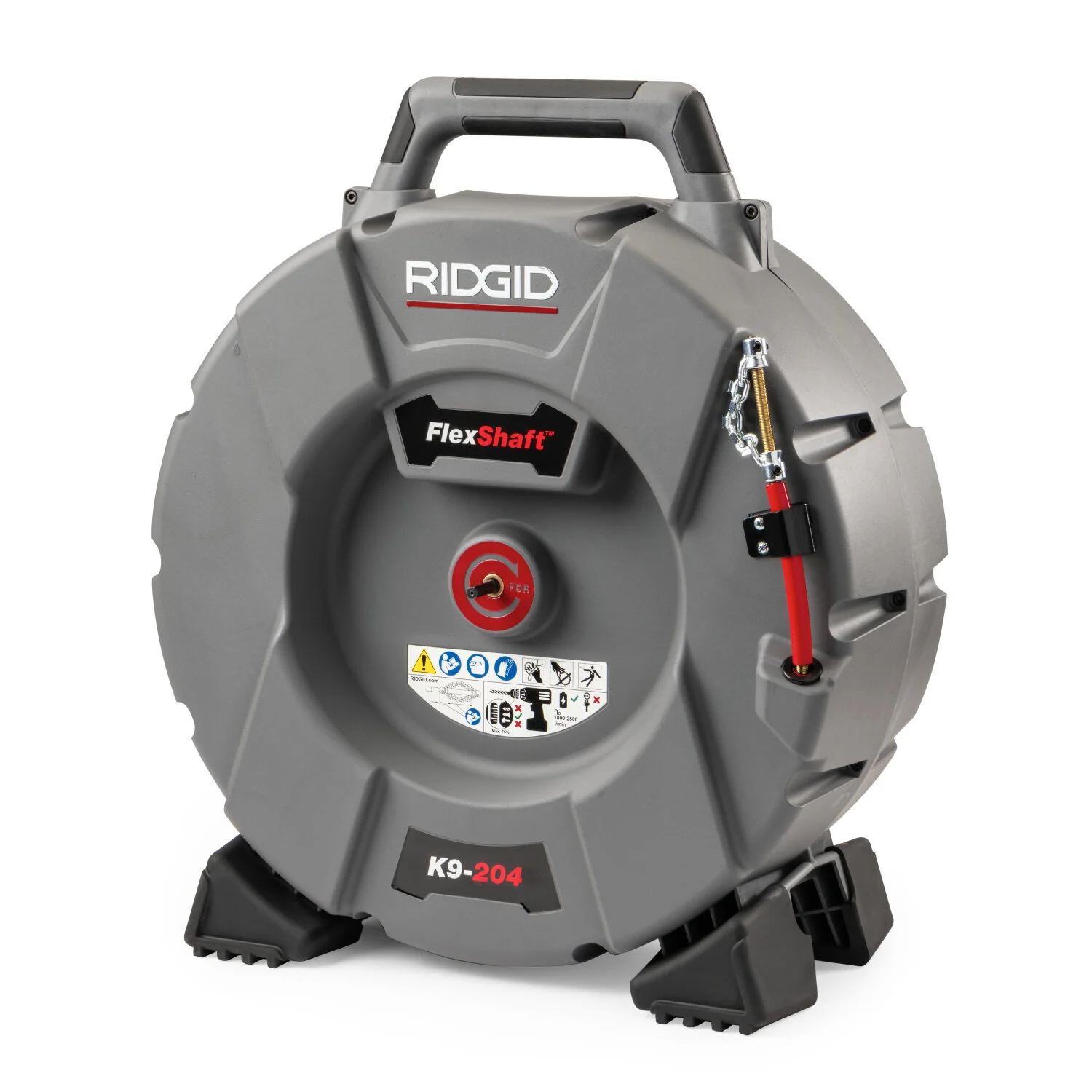Ridgid 73123 K9-204 2" Flexshaft Single-Chain Knocker, Carbide Tipped - Image 7