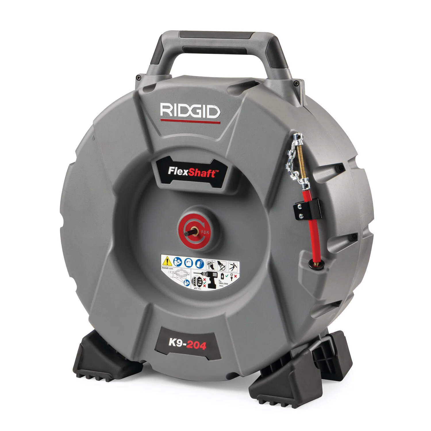 Ridgid 73123 K9-204 2" Flexshaft Single-Chain Knocker, Carbide Tipped - Image 8