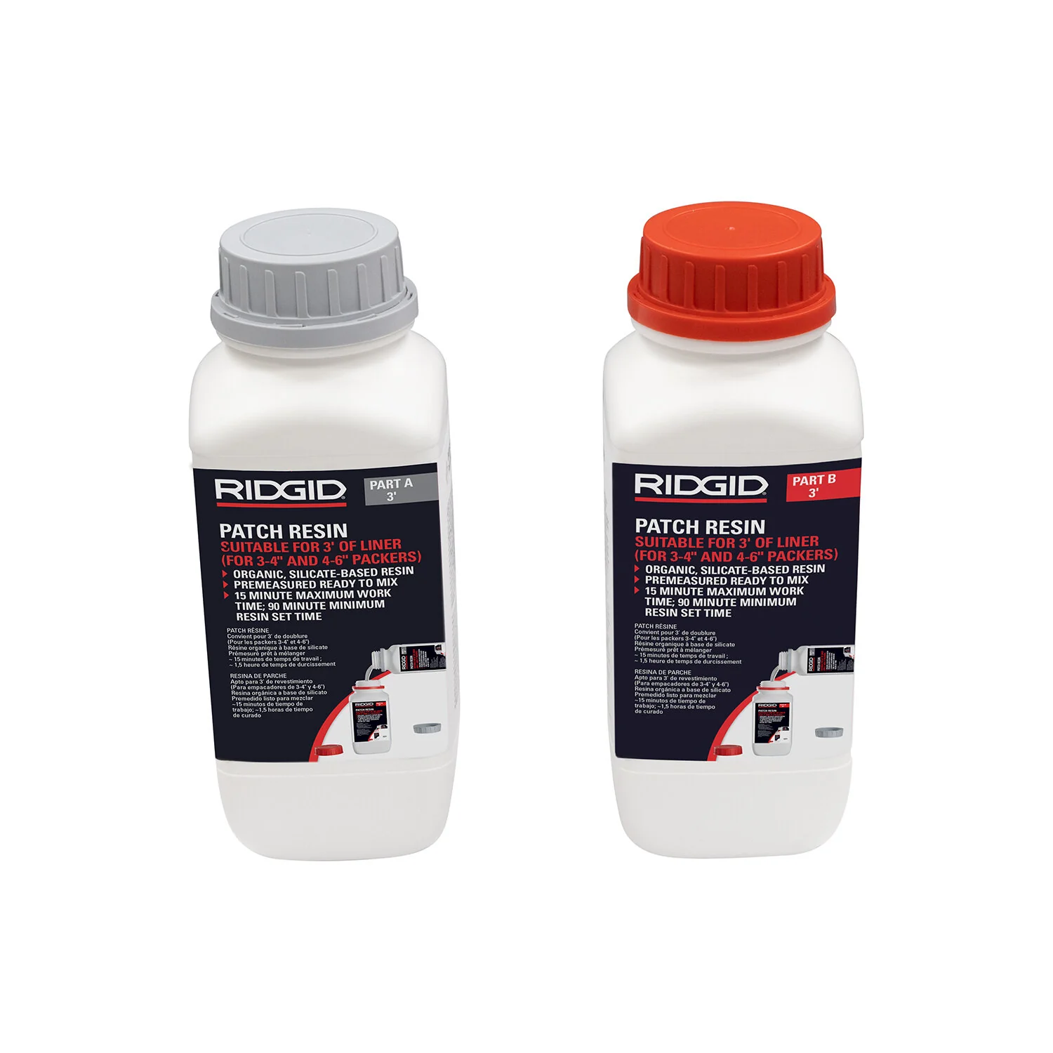 Ridgid 74863 Pipe Patch Resin Only - 3' Patch - Image 2