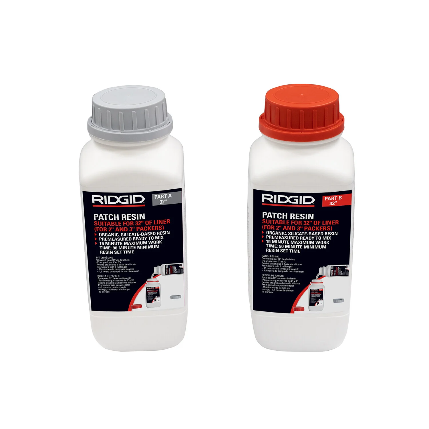 Ridgid 74878 Pipe Patch Resin Only - 32" Patch - Image 2