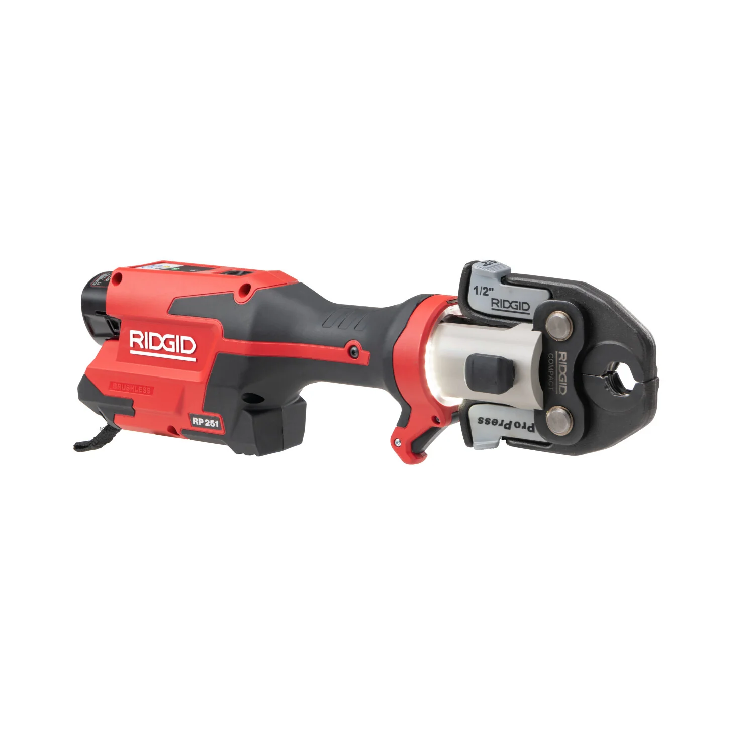 Ridgid 78218 RP 251 Press Tool Battery Kit (1/2"-3/4") Rings with C1 Actuator - Image 4