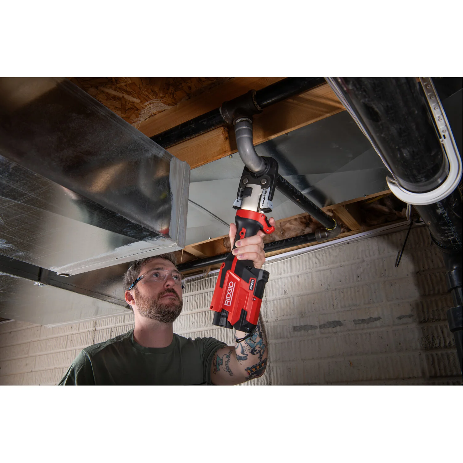 Ridgid 78218 RP 251 Press Tool Battery Kit (1/2"-3/4") Rings with C1 Actuator - Image 9