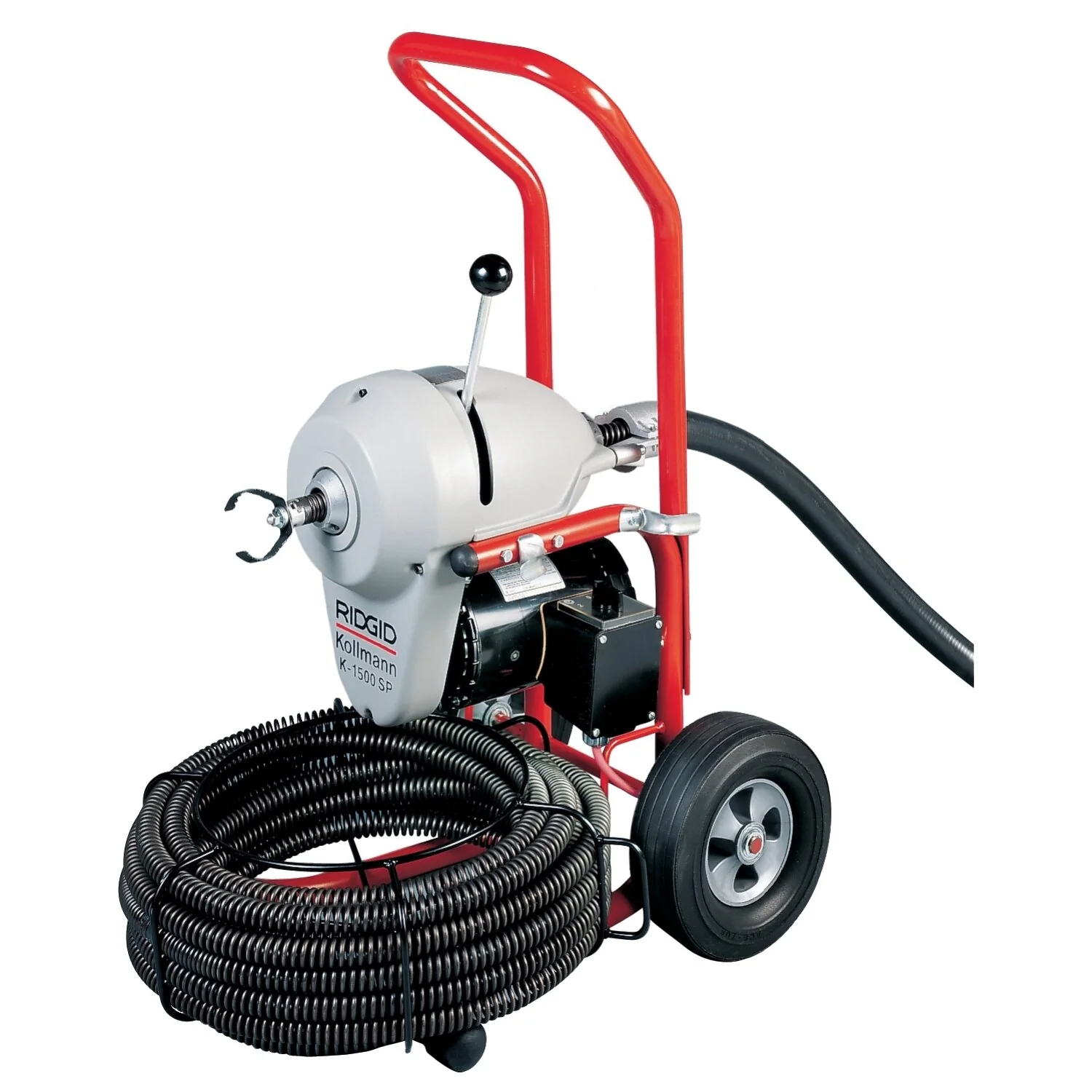 Ridgid 91032 120V Machine with A-1 Operator’s Mitt and A-12 Pin Key, Plus: A-34-12 Rear Guide Hose & C-14 Three Carrier Cable Combination Kit - Image 2