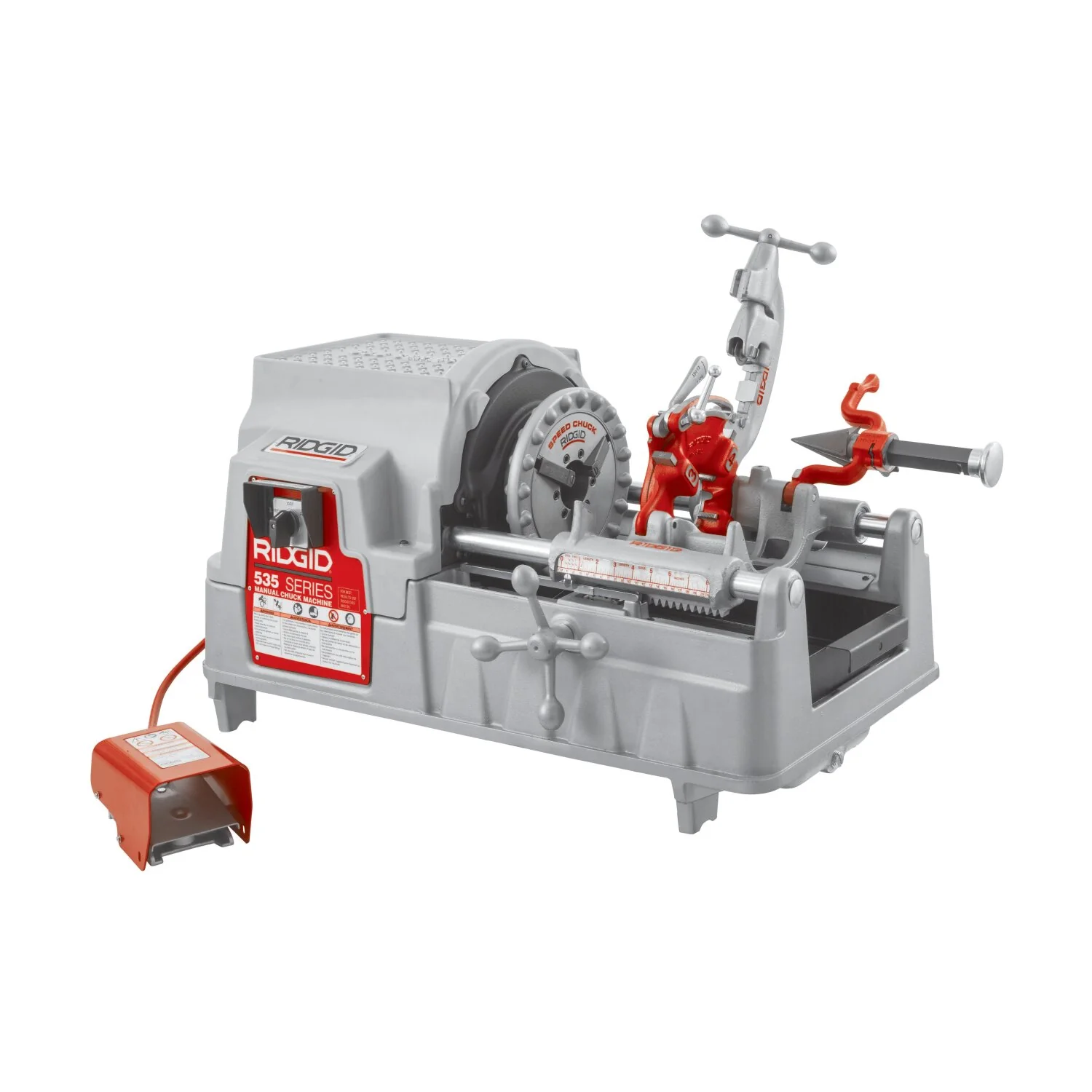 Ridgid 93287 1/2" - 2" NPT Hammer Chuck Machine - Image 4