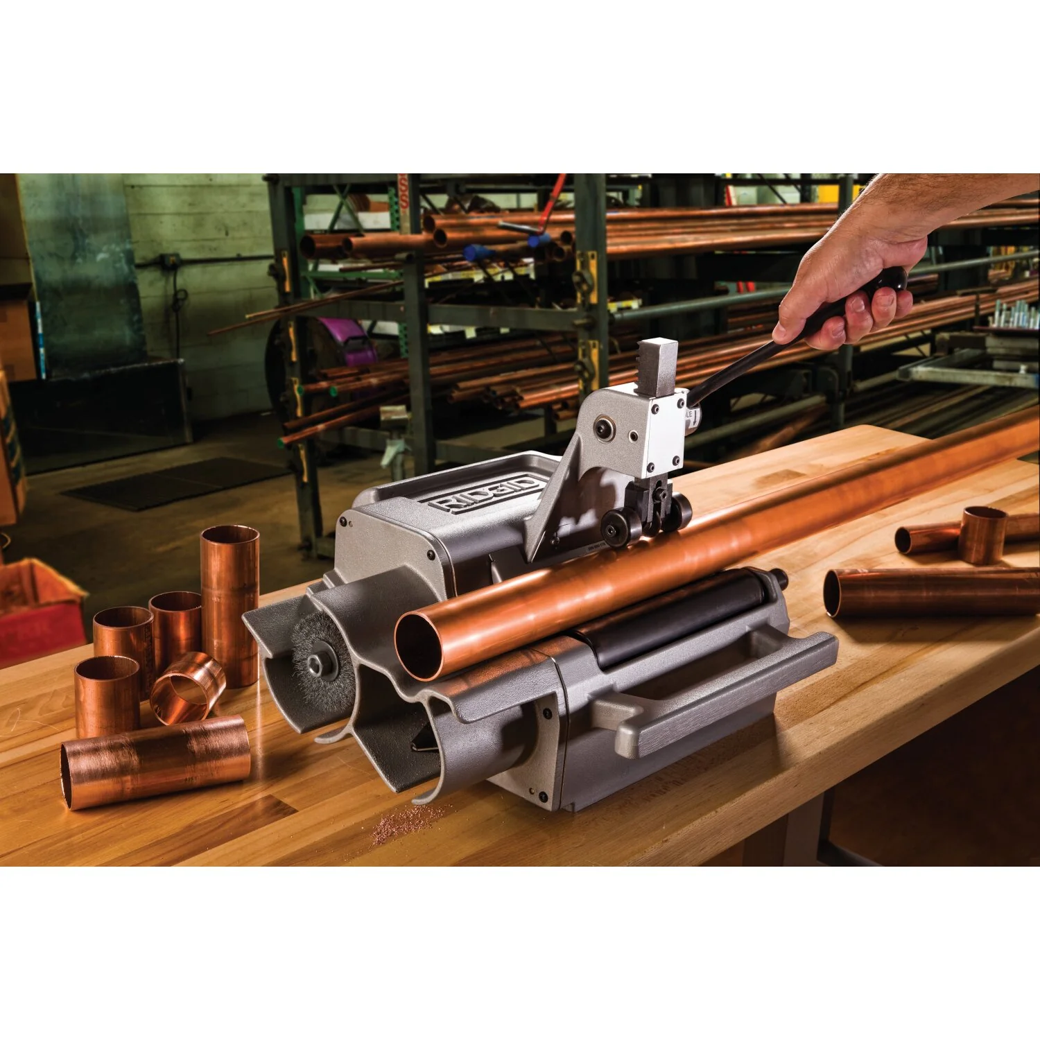 Ridgid 97827 122J Copper Cut/Prep Machine 100V - Image 3
