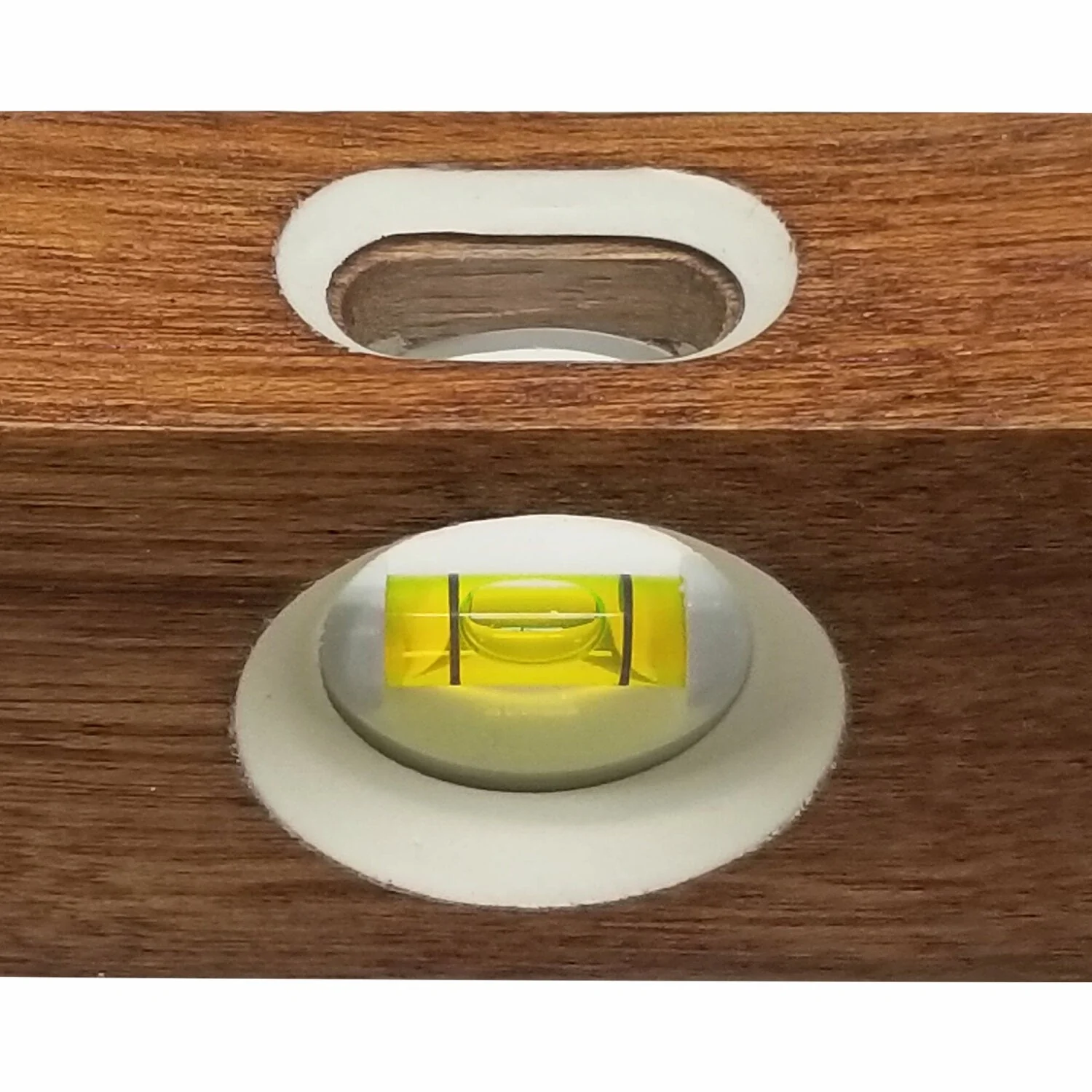 Sands Level & Tool SL2024 24” Contractor Mahogany Carpenter Level with End Caps (3 Vials) - Image 2