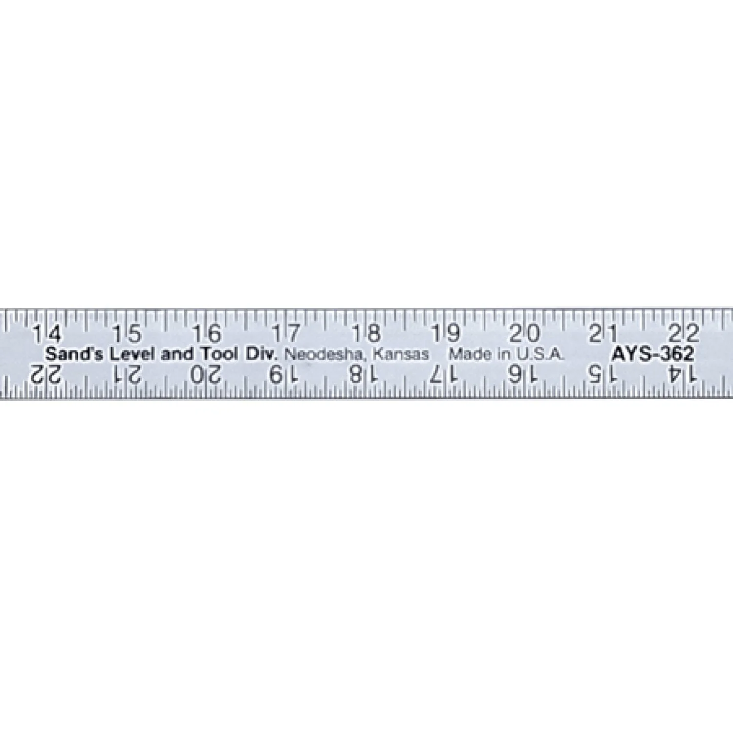 Sands Level & Tool SLAYS362 36" x 1-1/8" Yard Stick (2 Sided) - Image 2