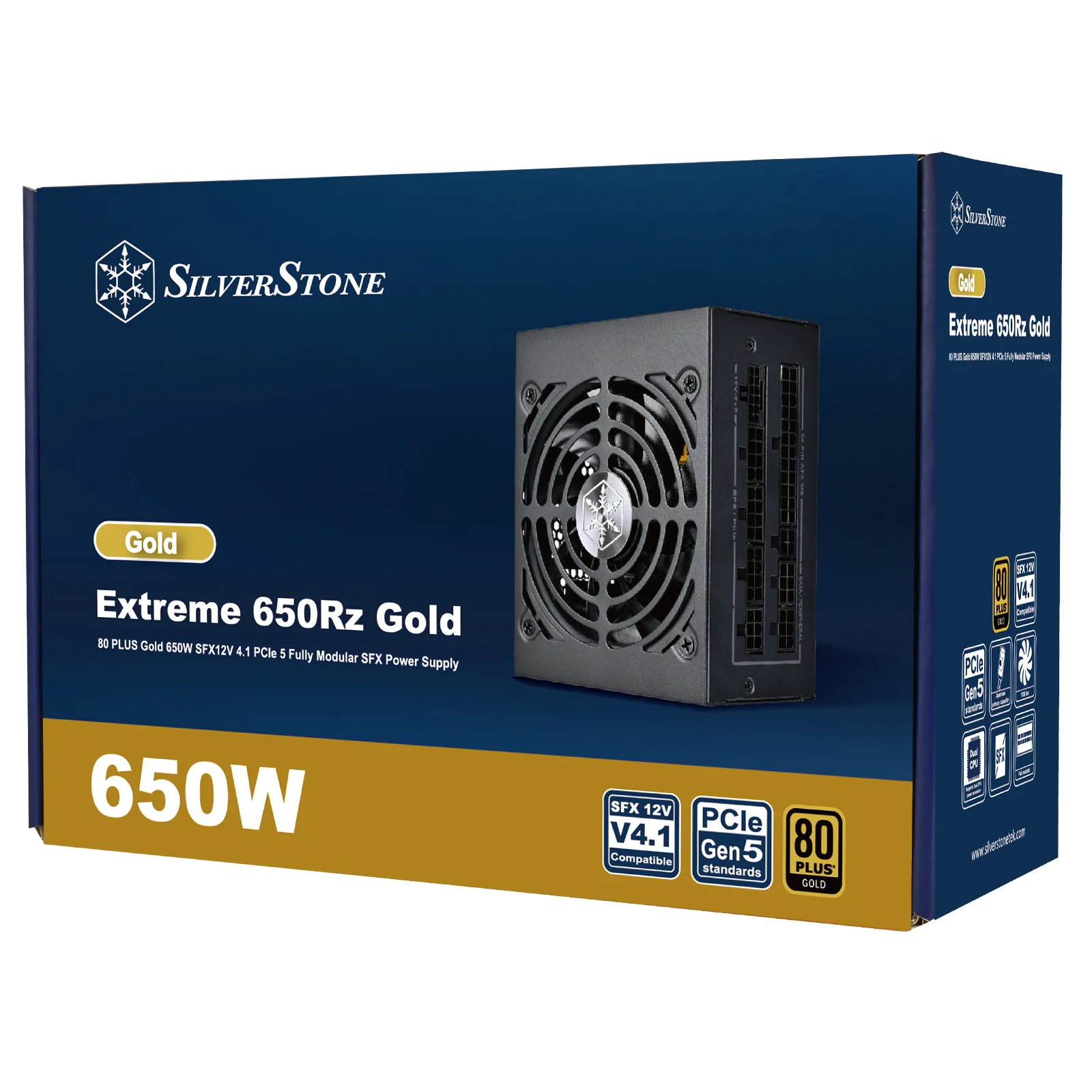 SilverStone EX650R-GM Extreme 650Rz Gold Fully Modular SFX Power Supply - Image 11