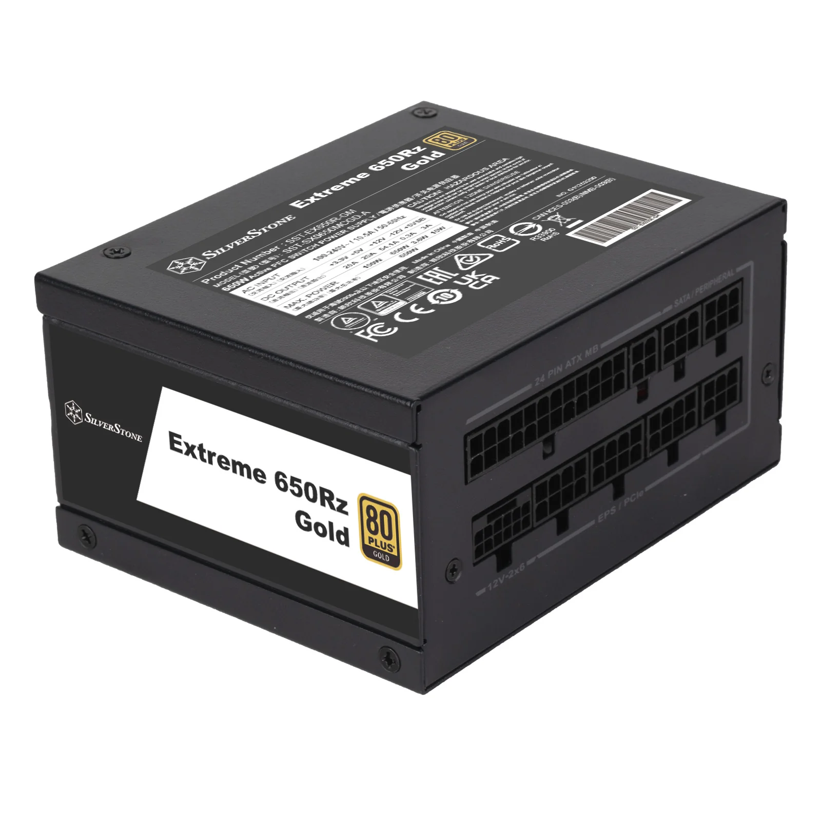 SilverStone EX650R-GM Extreme 650Rz Gold Fully Modular SFX Power Supply - Image 6