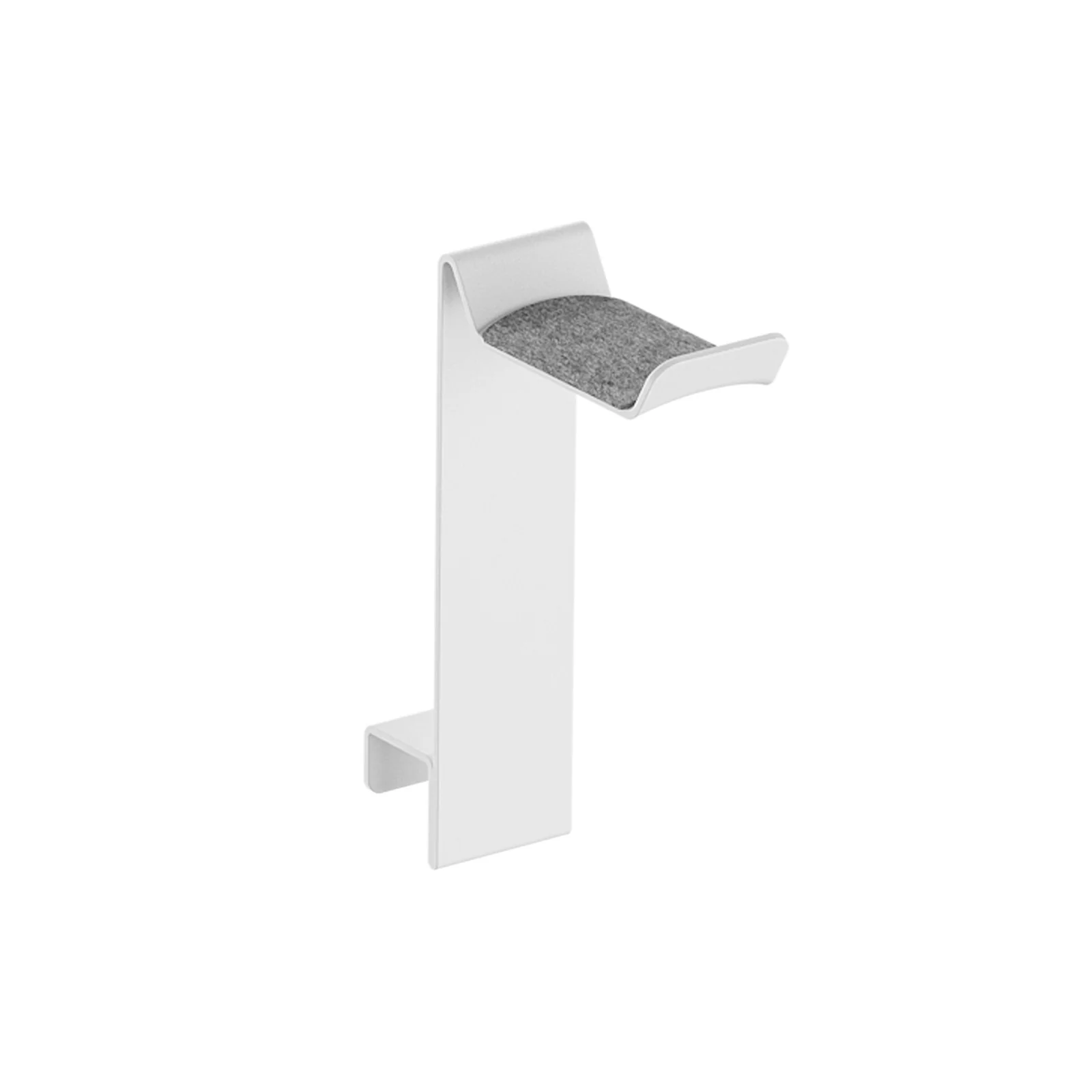 SilverStone MR03W Monitor Stand Riser with a Removable Phone Holder, Headphone Holder, and Storage Tray - Image 3