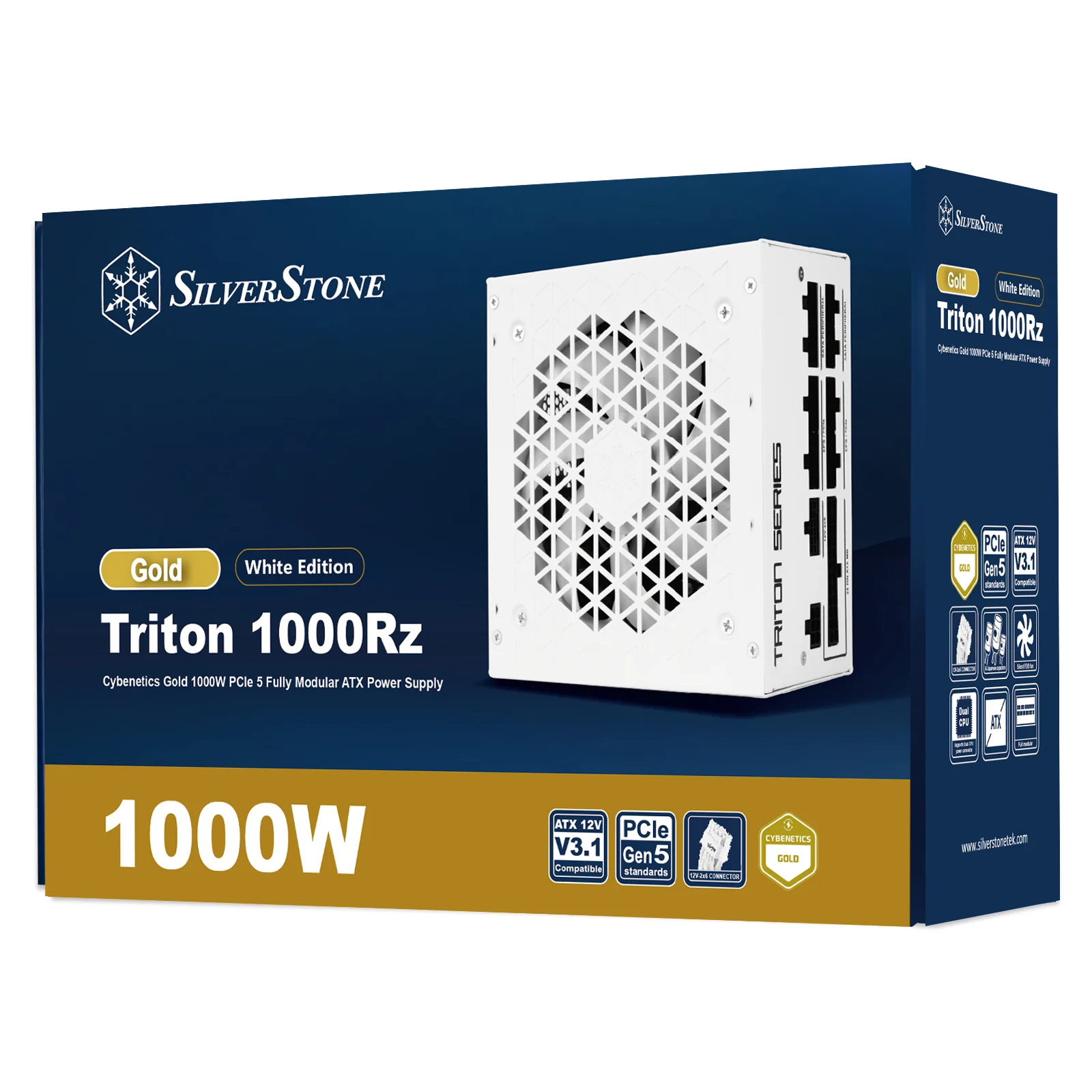 SilverStone TR1000R-GM-WWW Triton 1000Rz Cybernetics Gold Fully Modular ATX Power Supply - Image 10