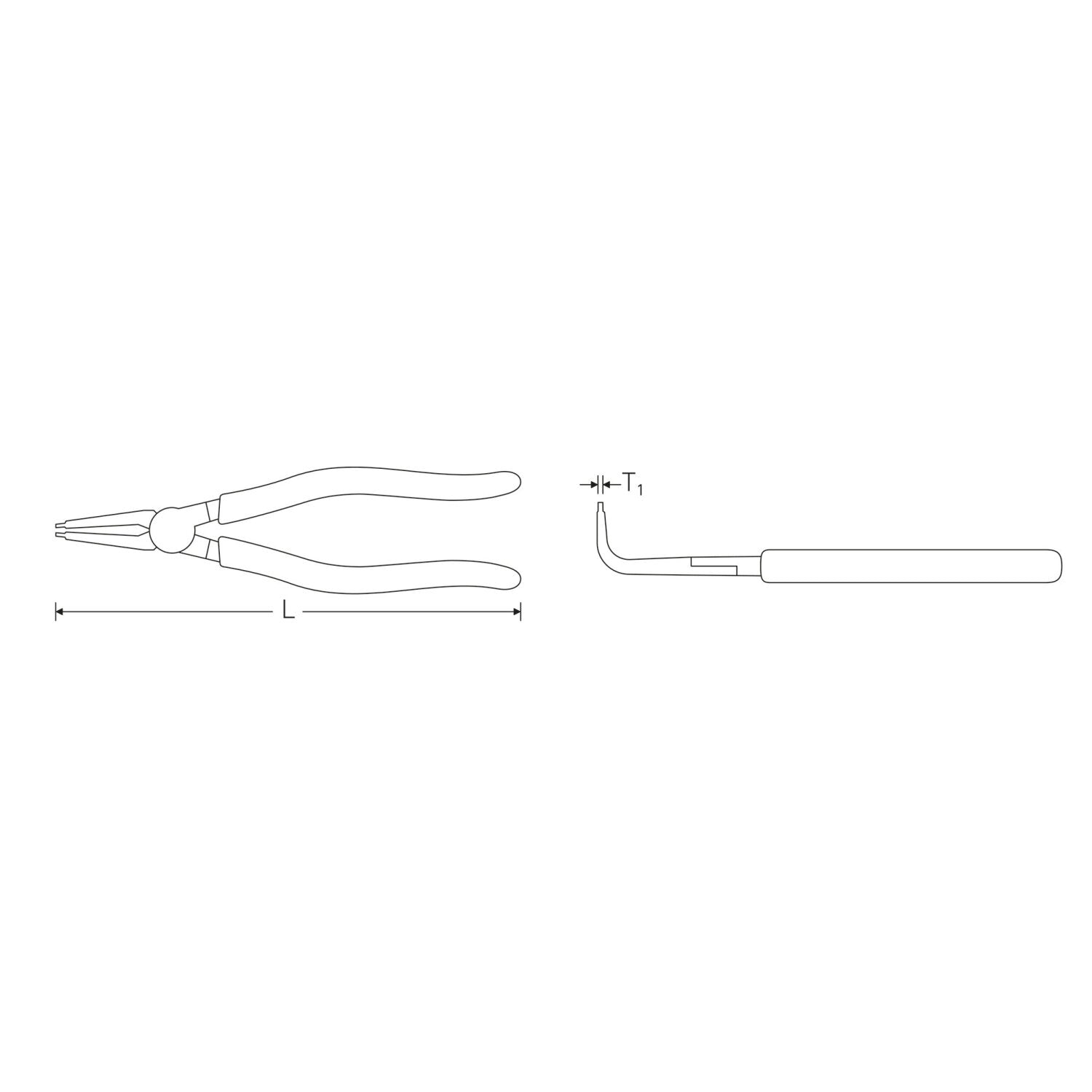 Stahlwille 65446141 Circlip pliers for internal circlips - Image 5