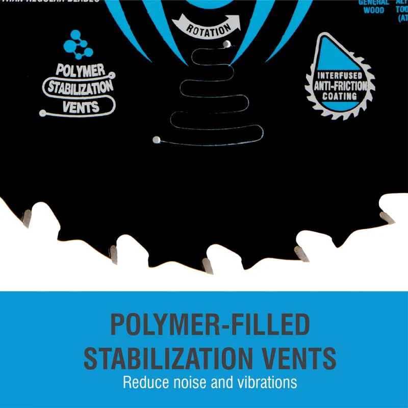 Spyder 10 Inch 60 Tooth Nico Carbide Tipped Fine Finish Saw Blade With Blue Ring Holder - Image 5