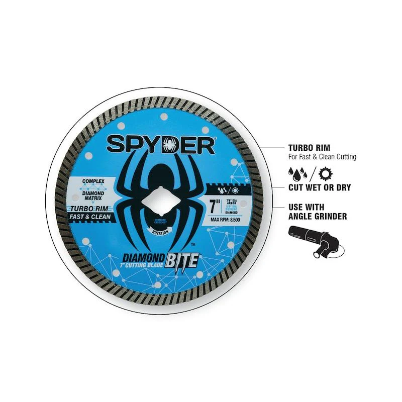 Spyder 14115 Masonry Cutting Wheel, Cont. Turbo, 4" - Image 4