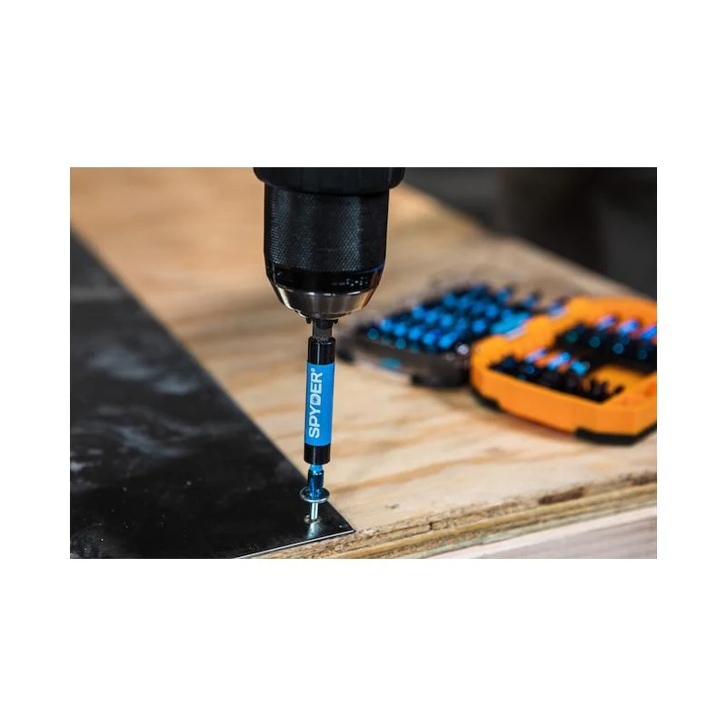 Spyder 19079 Mach-Blue 1/4-in x Phillips/Square/TORX® Impact Driver Bit (34-Piece) - Image 3