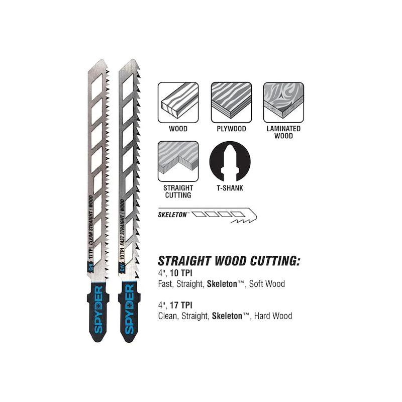 Spyder 300065 T-shank High-carbon Steel Blade Set 12Pc. - Image 3