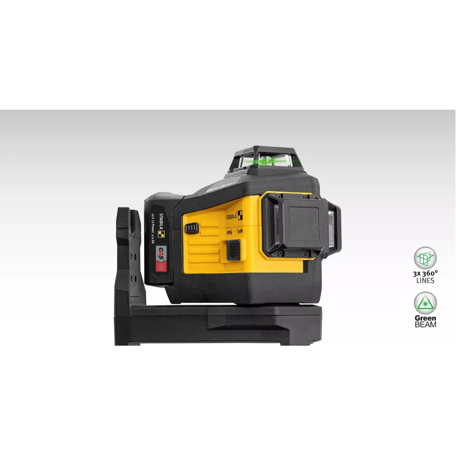 Stabila 03410 Multi-line laser LAX 600 G, 12 V system, 5-piece set, without battery and charger - Image 4